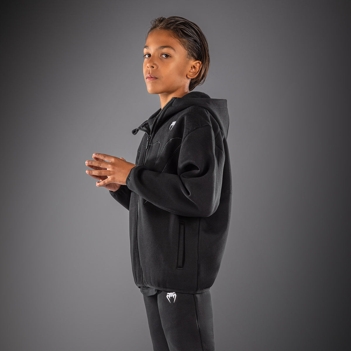 Venum Attack Fleece & Weave Giacca sportiva per bambini - Nero