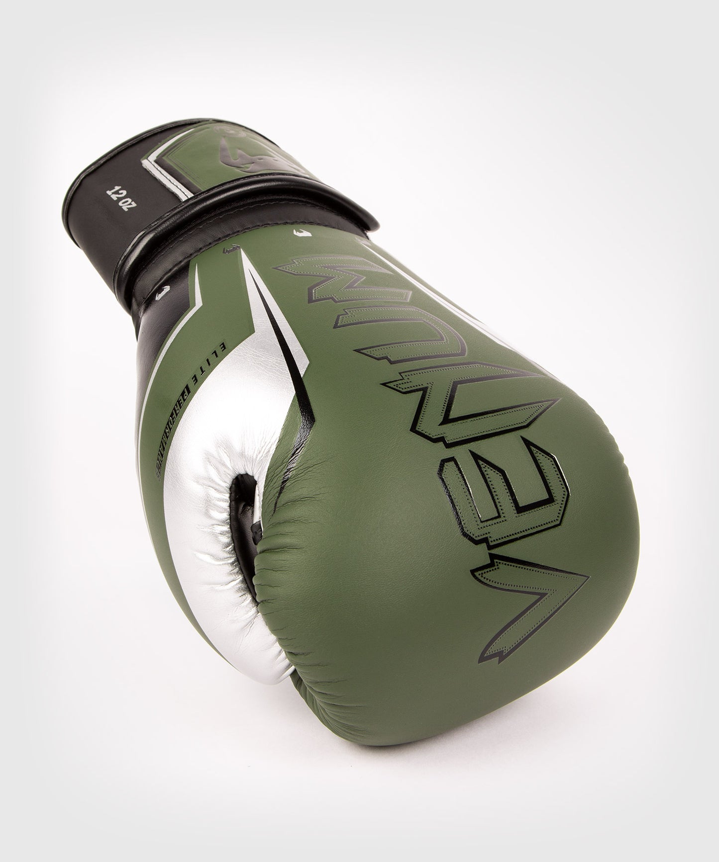 Guantoni da boxe Venum Elite Evo - Kaki/Argento