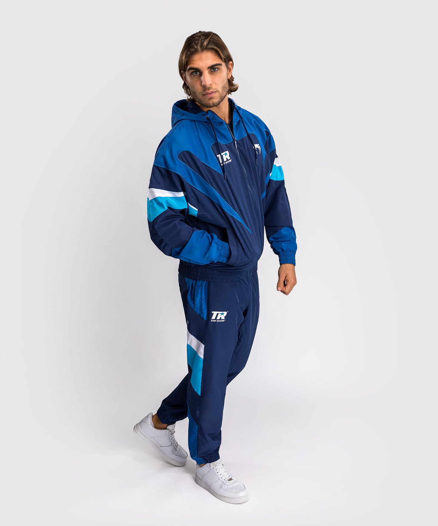 Venum x Top Rank Original Giacca da Tuta con Cappuccio da Uomo - Blu Navy
