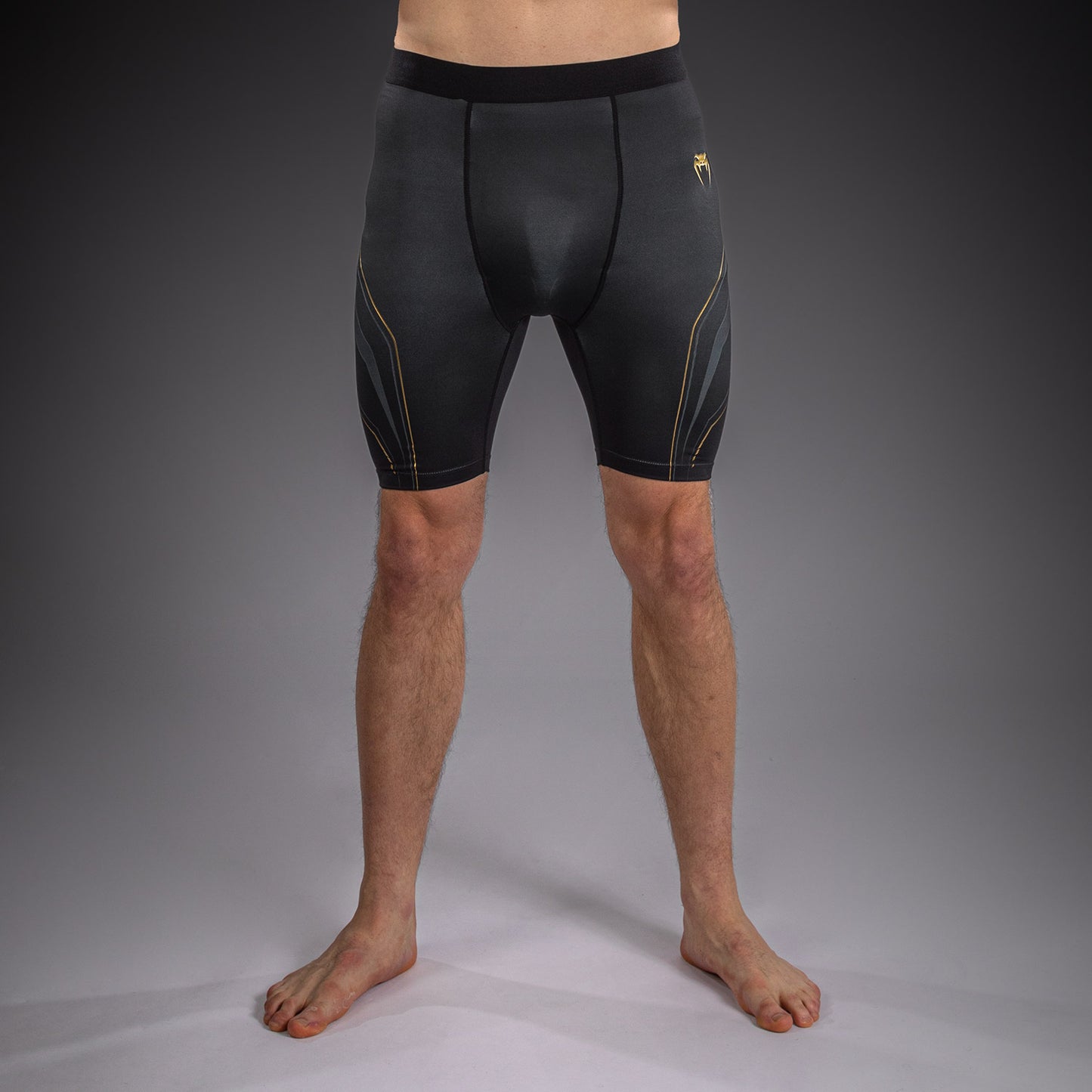 Venum Streamline Pantaloncini a Compressione – Nero/Oro