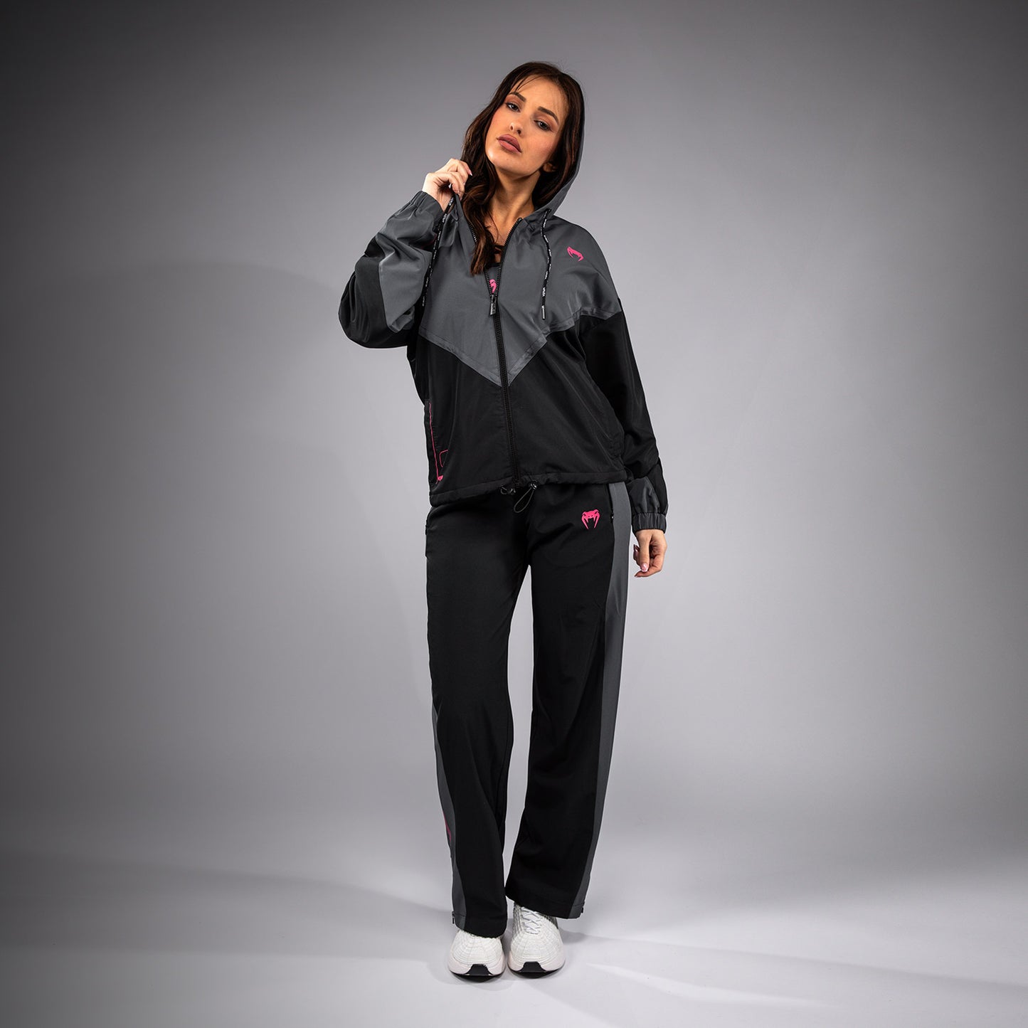 Venum Tactical XT Giacca da ginnastica da donna - Nero/Grigio Tempesta