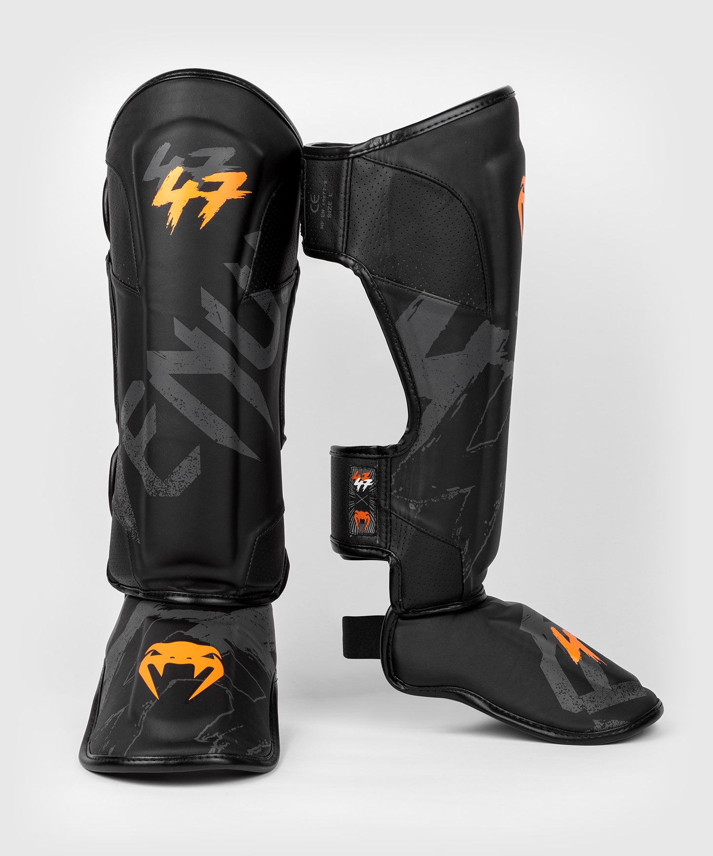Venum S47 Parastinchi - Nero/Arancione