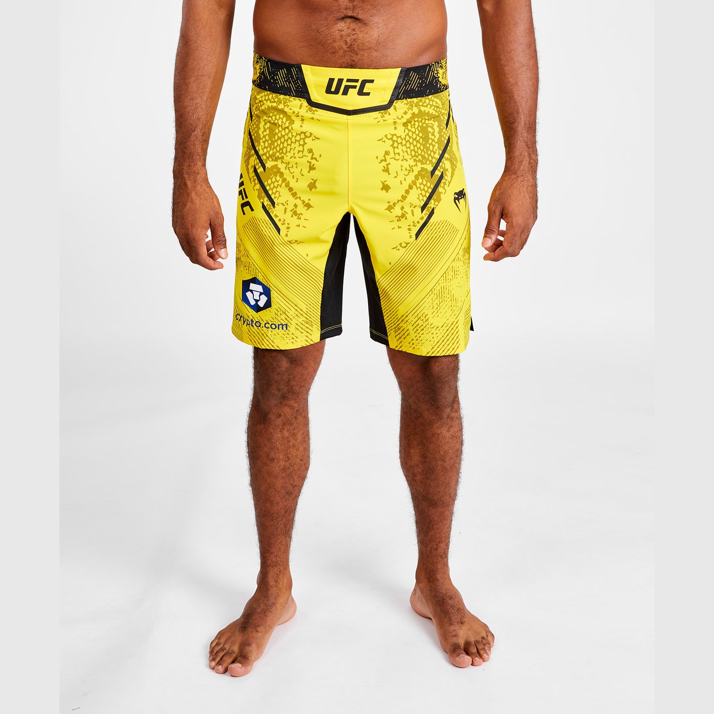 UFC Adrenaline by Venum Authentic Fight Night Pantaloncini da combattimento da Uomo - Vestibilità lunga - Giallo