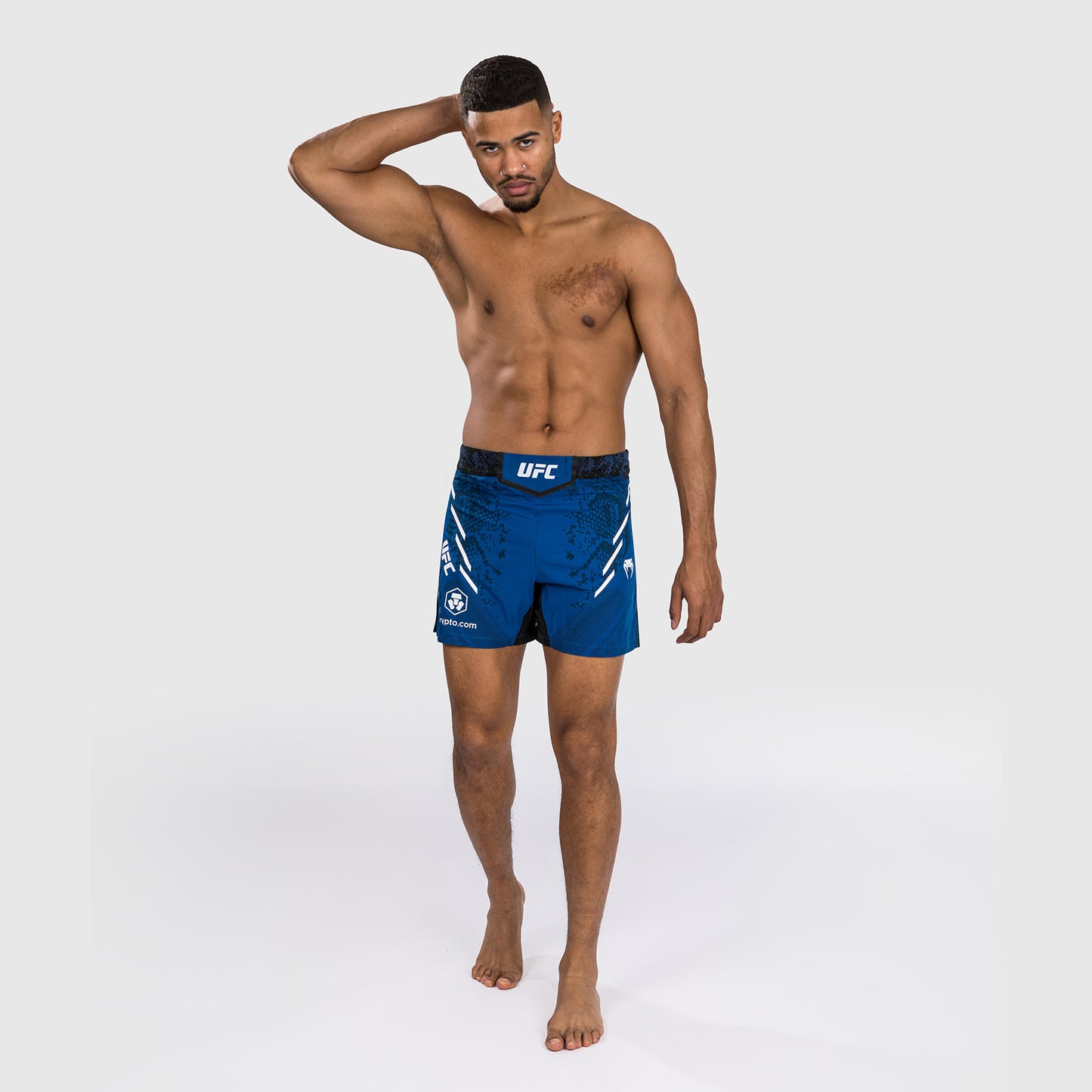 Pantaloncini da combattimento UFC Adrenaline by Venum personalizzati Authentic Fight Night Uomo - Short Fit - Blu