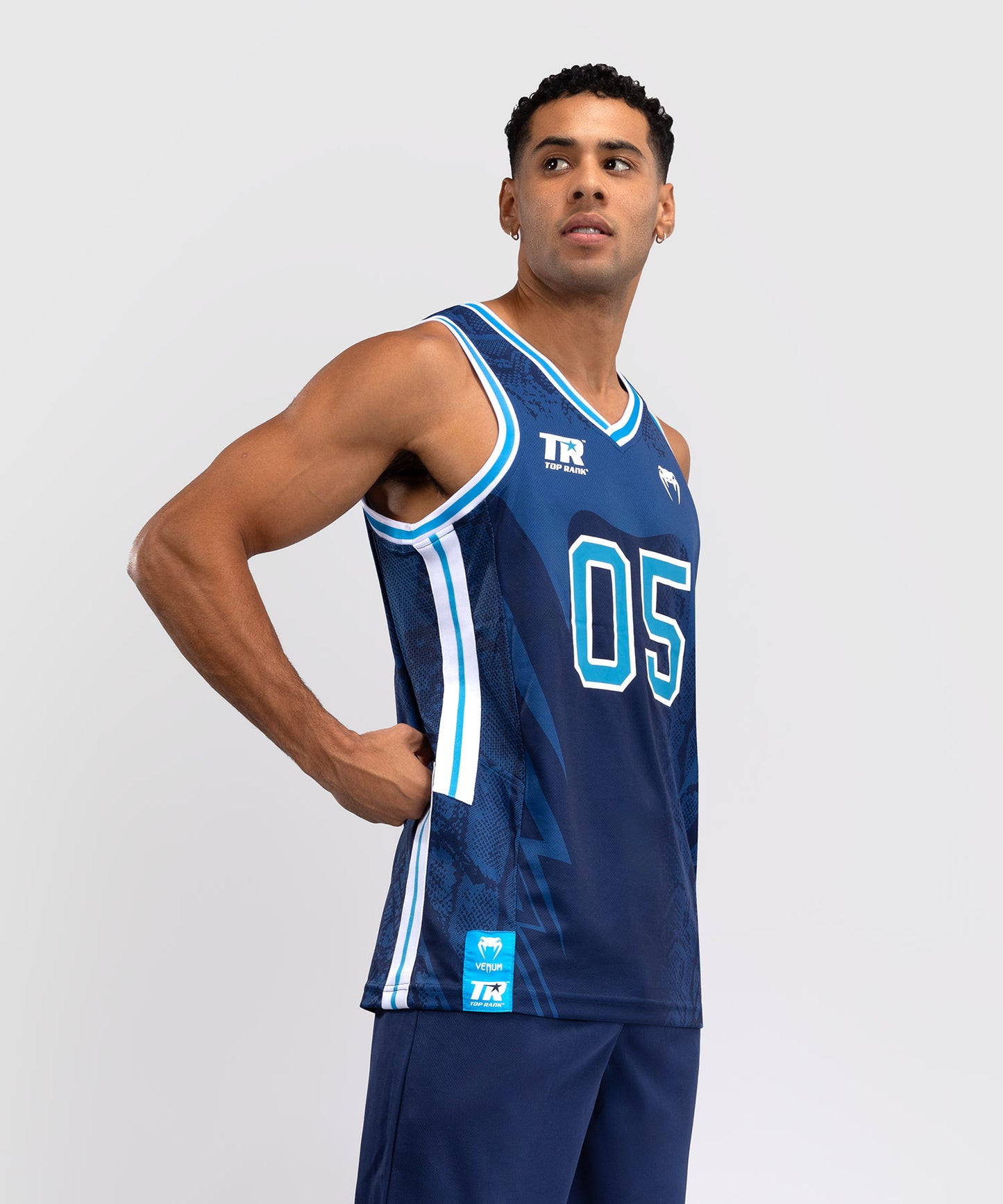 Venum x Top Rank Original Canotta da Basket da Uomo - Blu Navy
