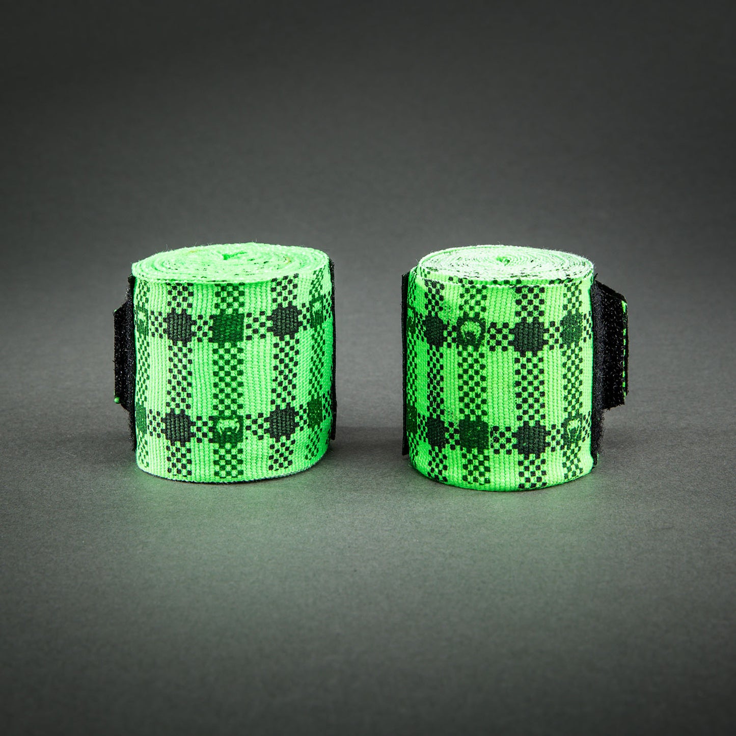Venum Kontact Evo Tartan Boxing Fasce da Boxe - Verde Neon