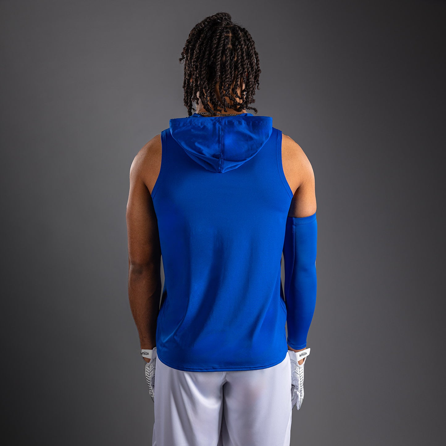 Venum Elite Felpa con Cappuccio Senza Maniche Dry-Tech - Blu Reale