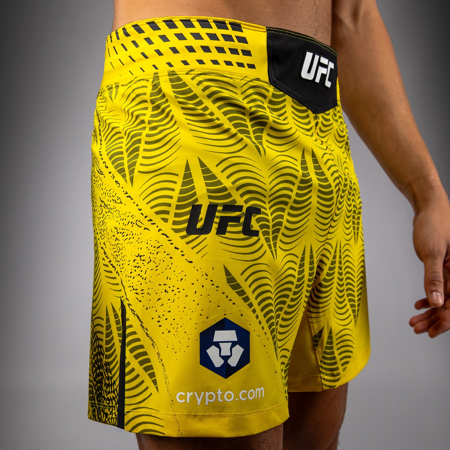 UFC Zenith by Venum Authentic Fight Night Pantaloncini da combattimento Fit corto Uomo Personalizzato - Giallo