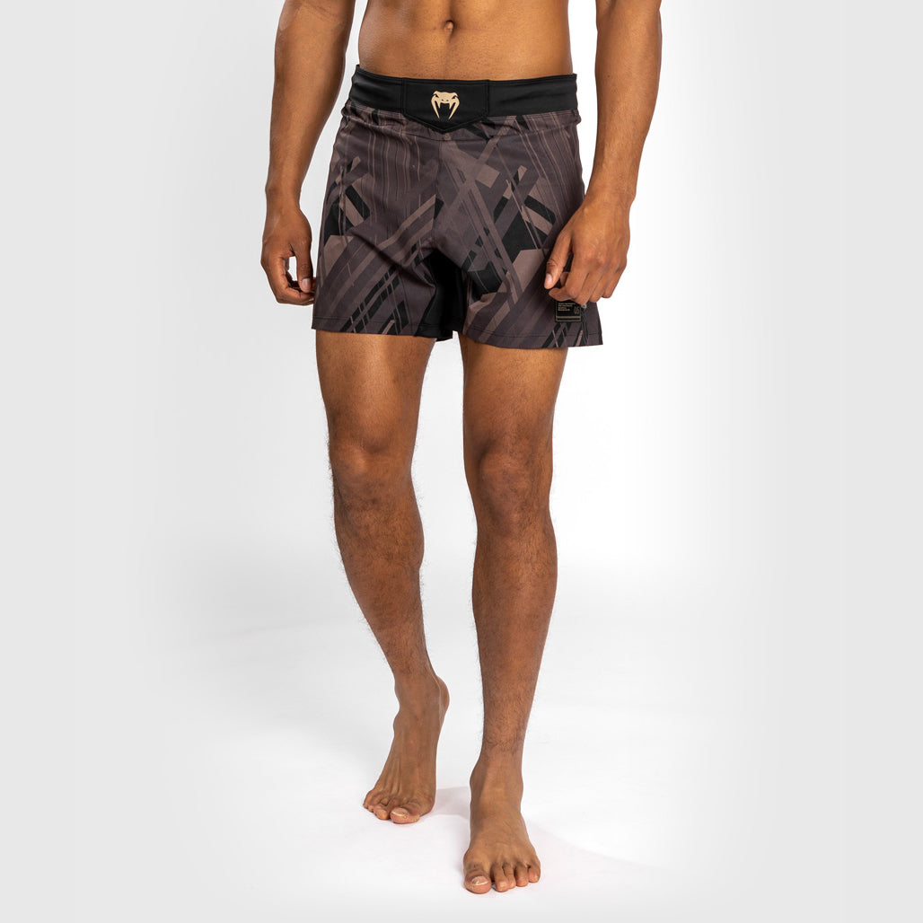 Venum Tecmo 2.0 Pantaloncini da combattimento - Nero/Marrone