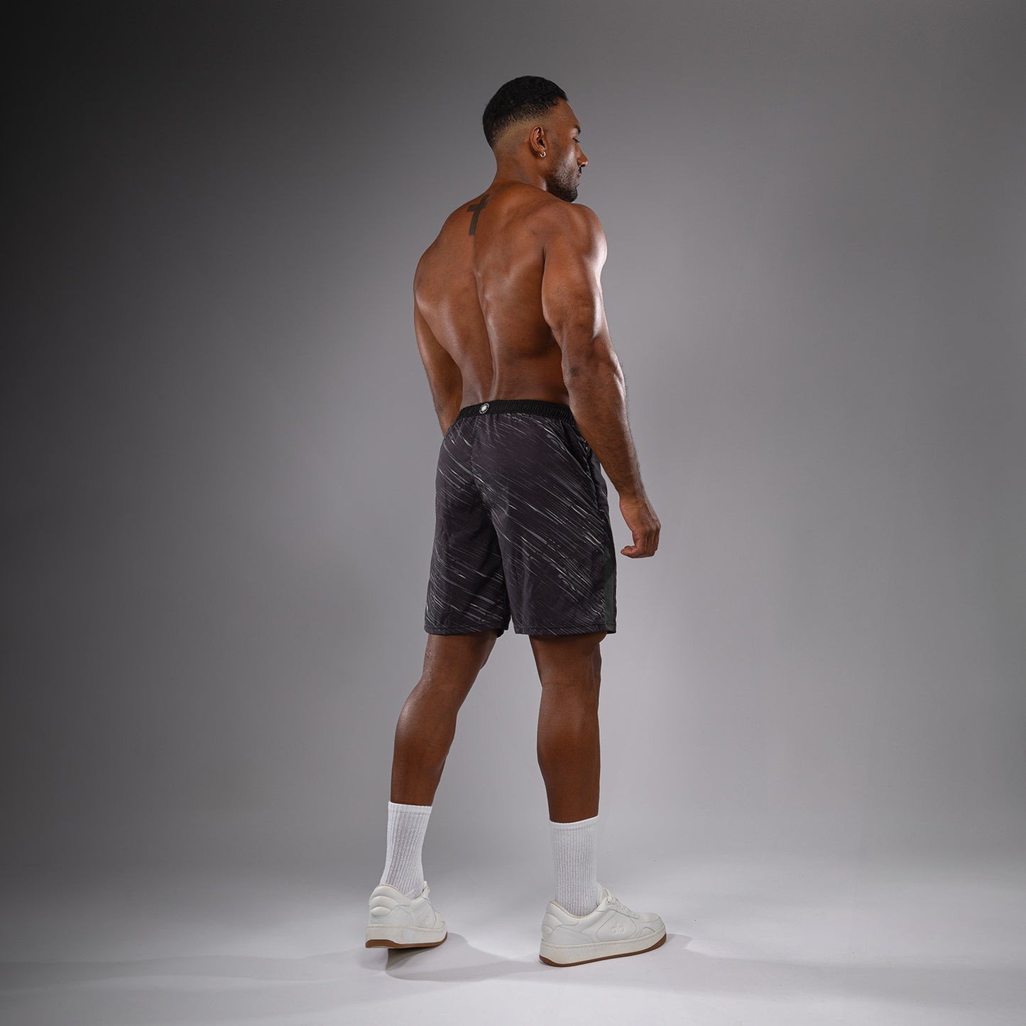 Venum Rapid Pantaloncini da Allenamento - Nero/Grigio Tempesta