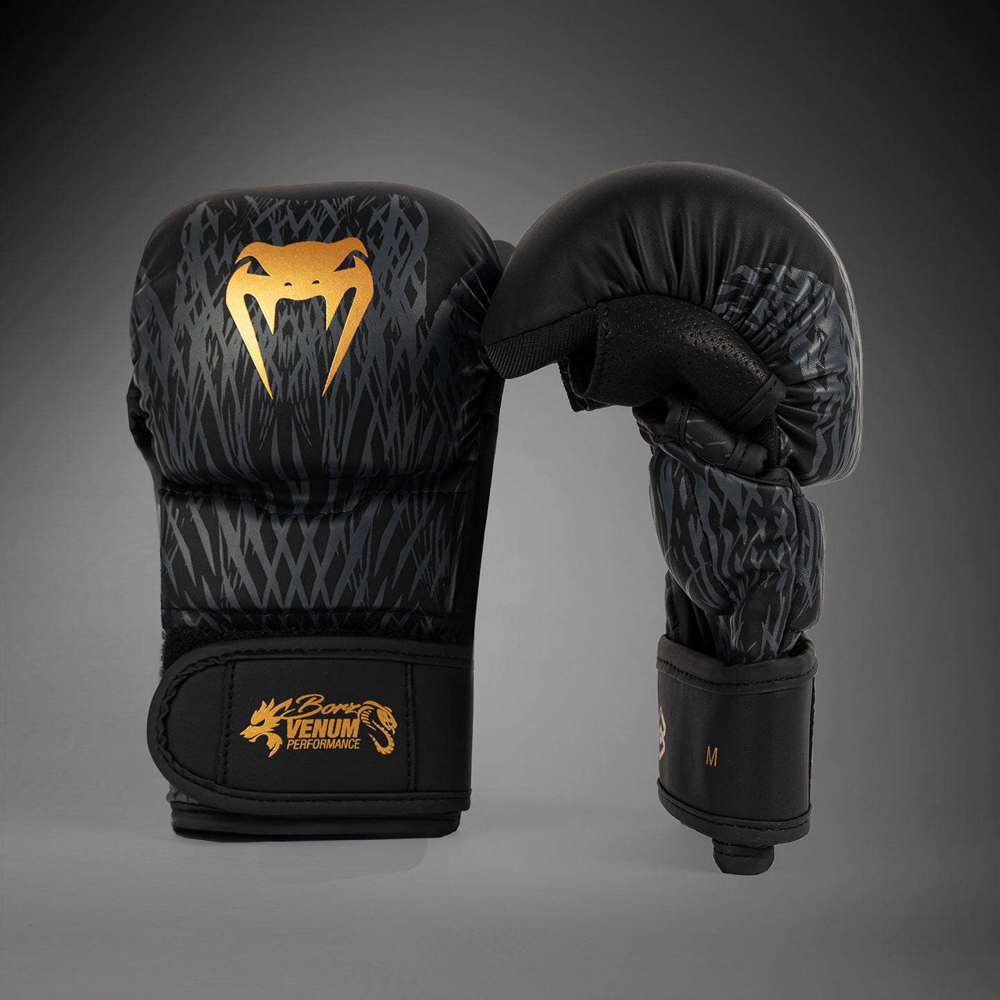 Venum x Chimaev Guanti da Sparring - Nero/Grigio