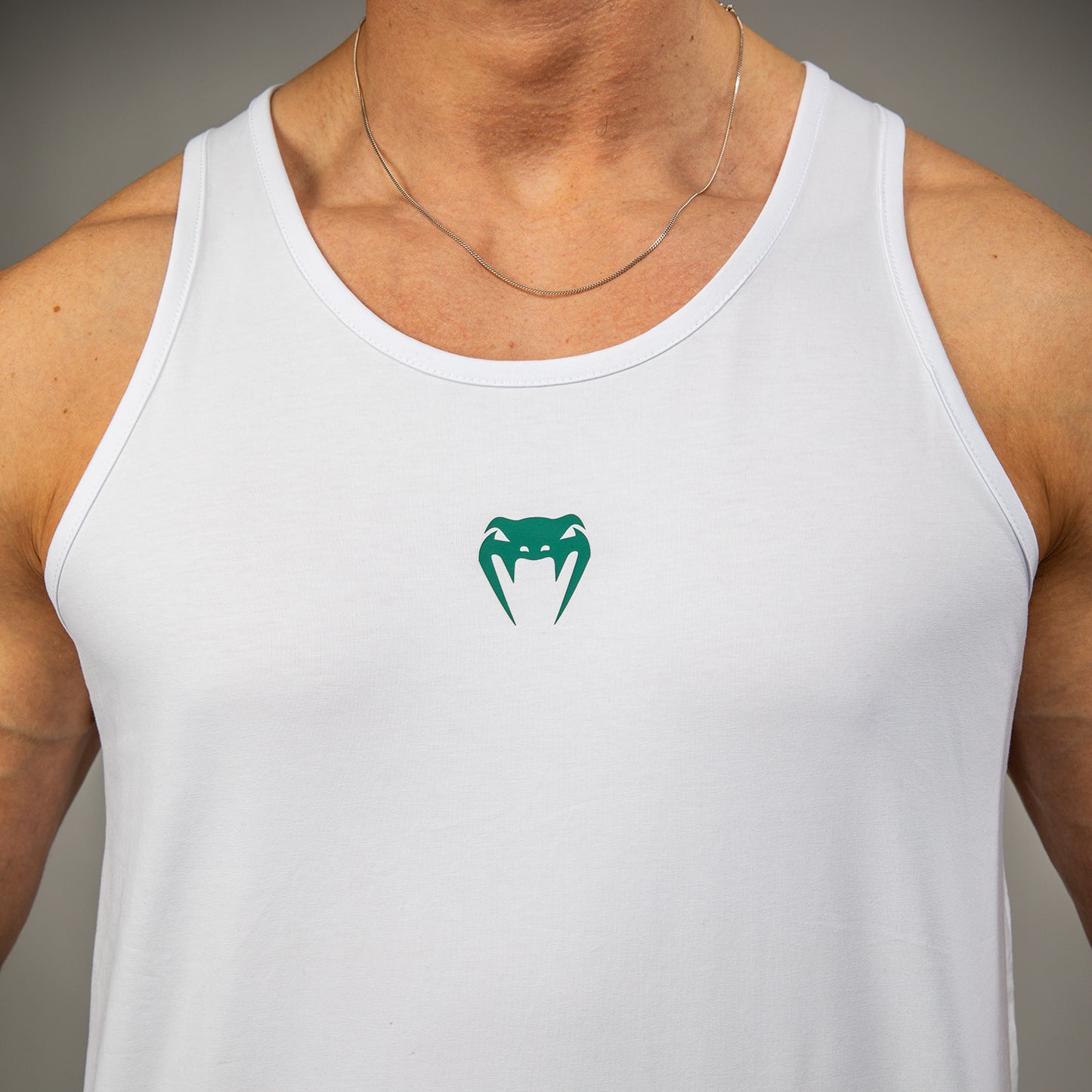 Venum Echo Top da Palestra - Bianco/Verde Smeraldo