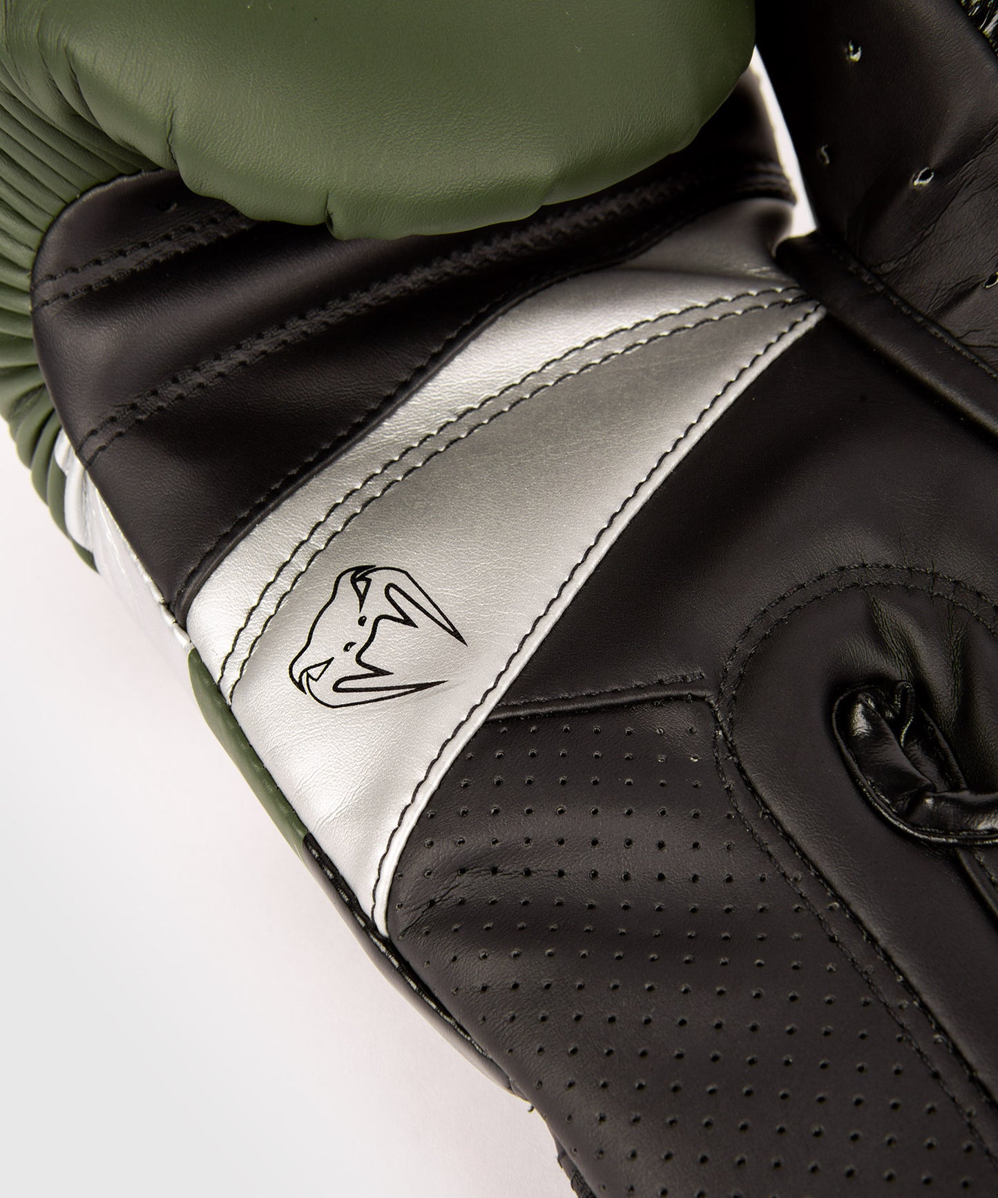 Guantoni da boxe Venum Elite Evo - Kaki/Argento