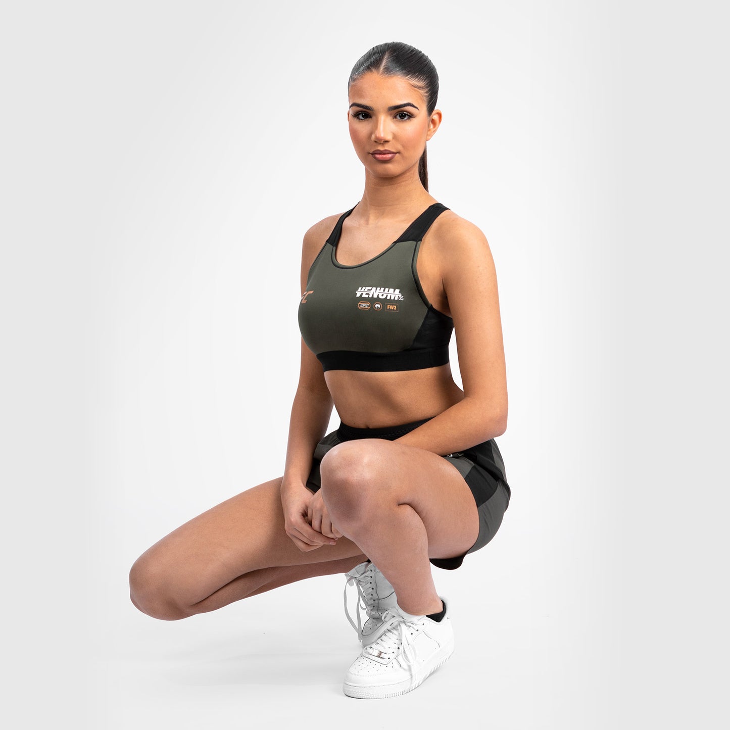 UFC Adrenaline by Venum Fight Week Reggiseno sportivo da Donna - Khaki/Bronzo