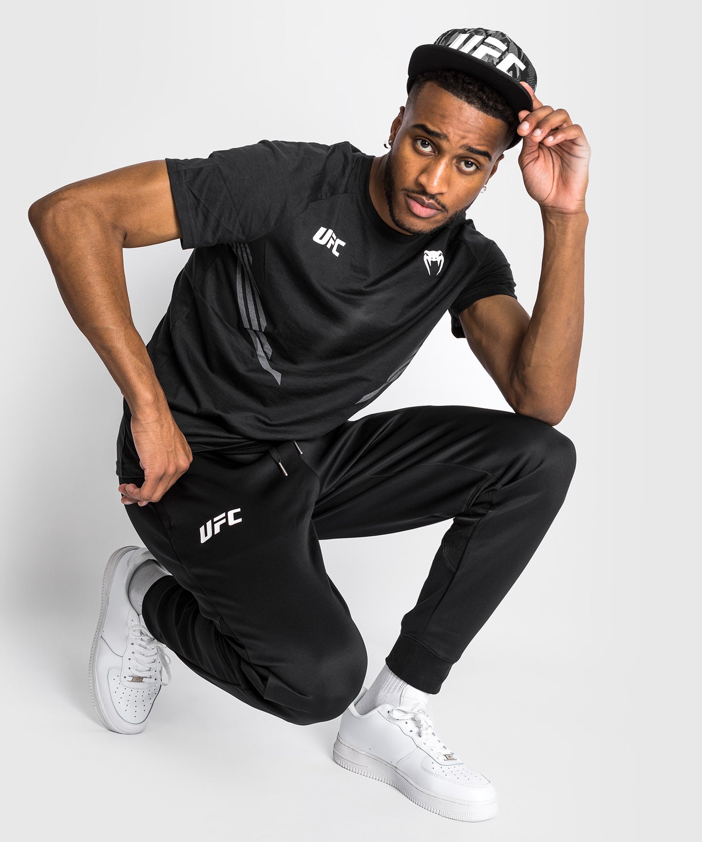 Pantaloni da Jogging Uomo UFC Venum Pro Line - Nero