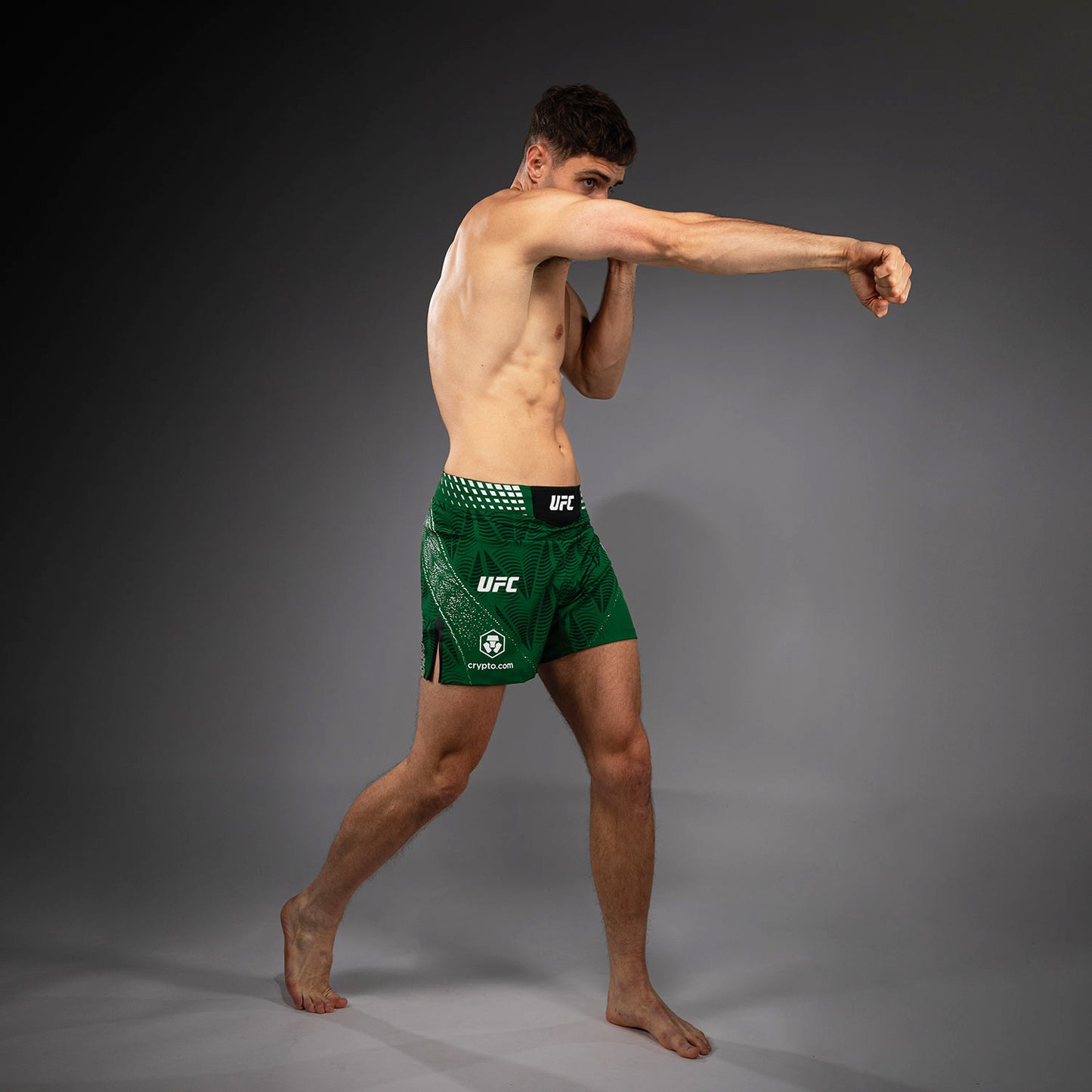 UFC Zenith by Venum Authentic Fight Night Pantaloncini da combattimento Fit corto Uomo Personalizzato - Verde
