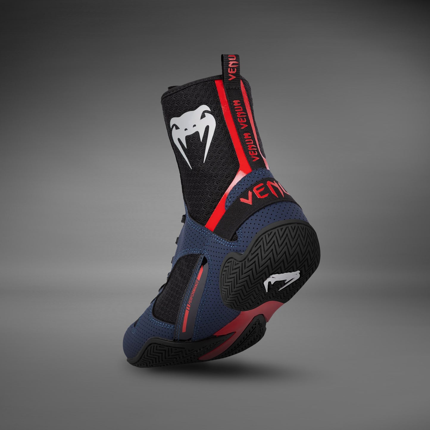 Venum Elite Scarpe da boxe - Navy/Nero/Rosso