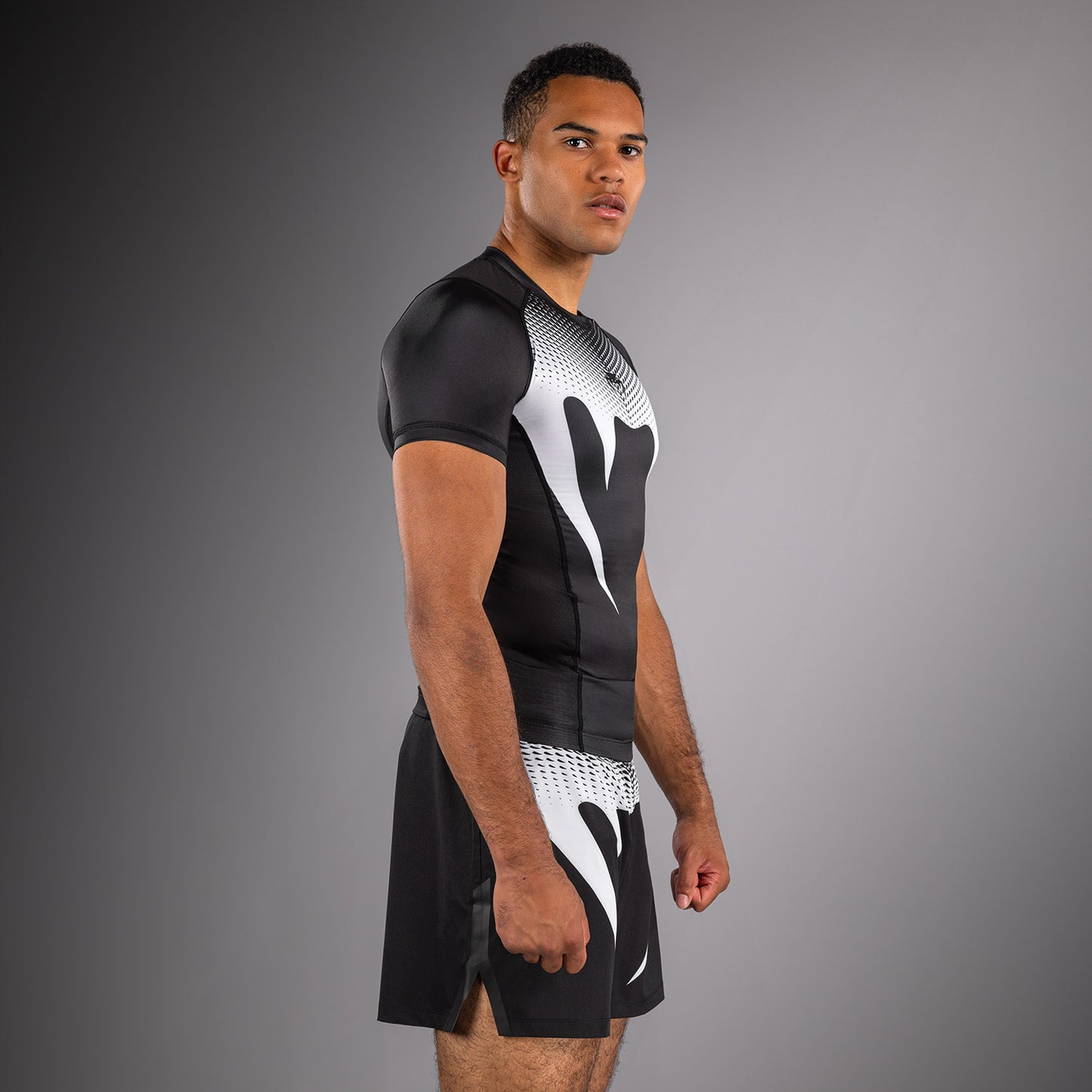 Venum No Gi Rashguards - Nero/Bianco