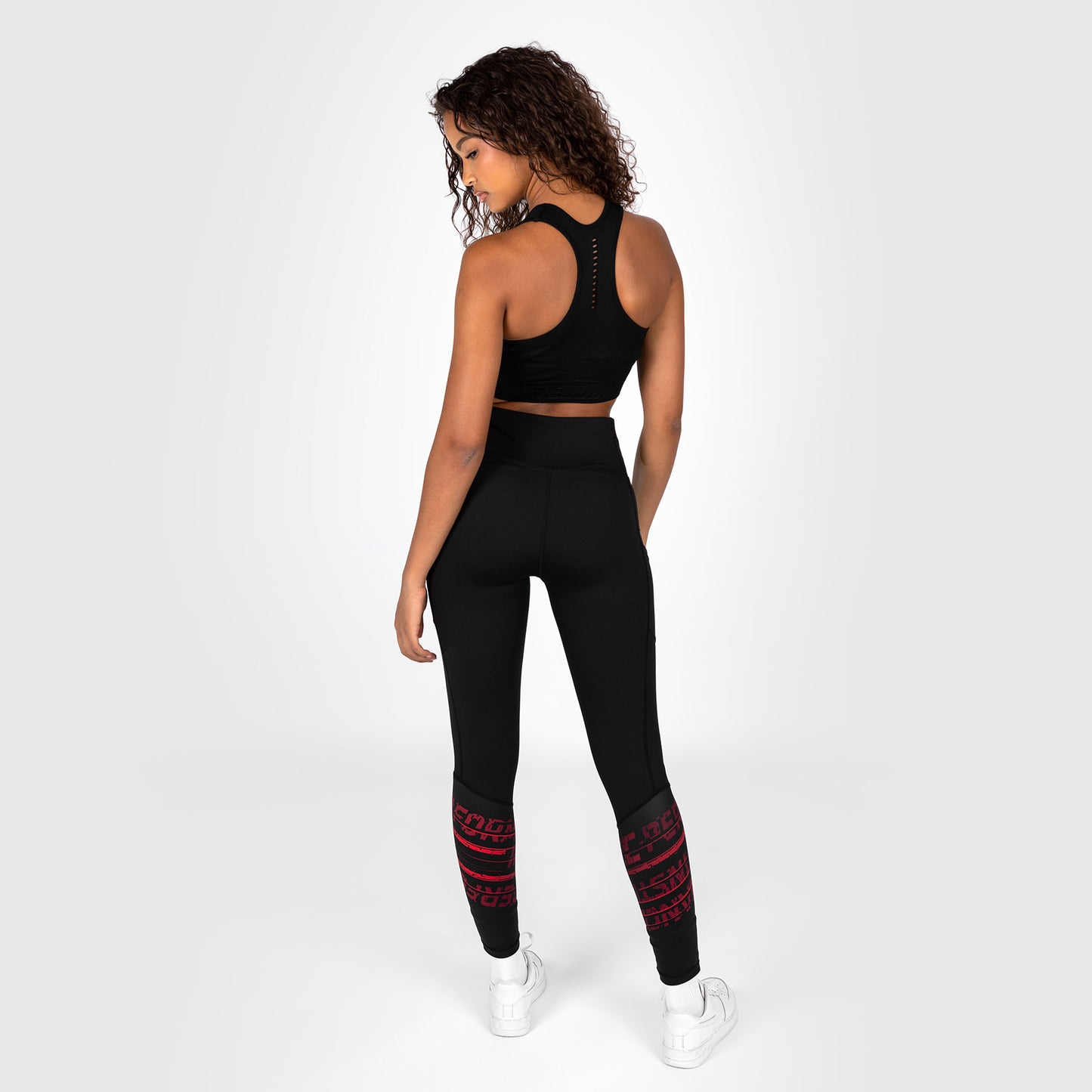 UFC Venum Performance Institute 2.0 Performance Tight da Donna - Nero/Rosso