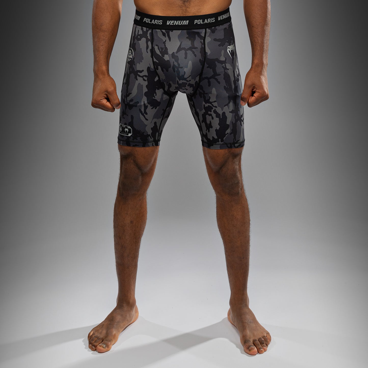 Venum x Polaris Shorts Vale Tudo - Nero/Grigio Tempesta
