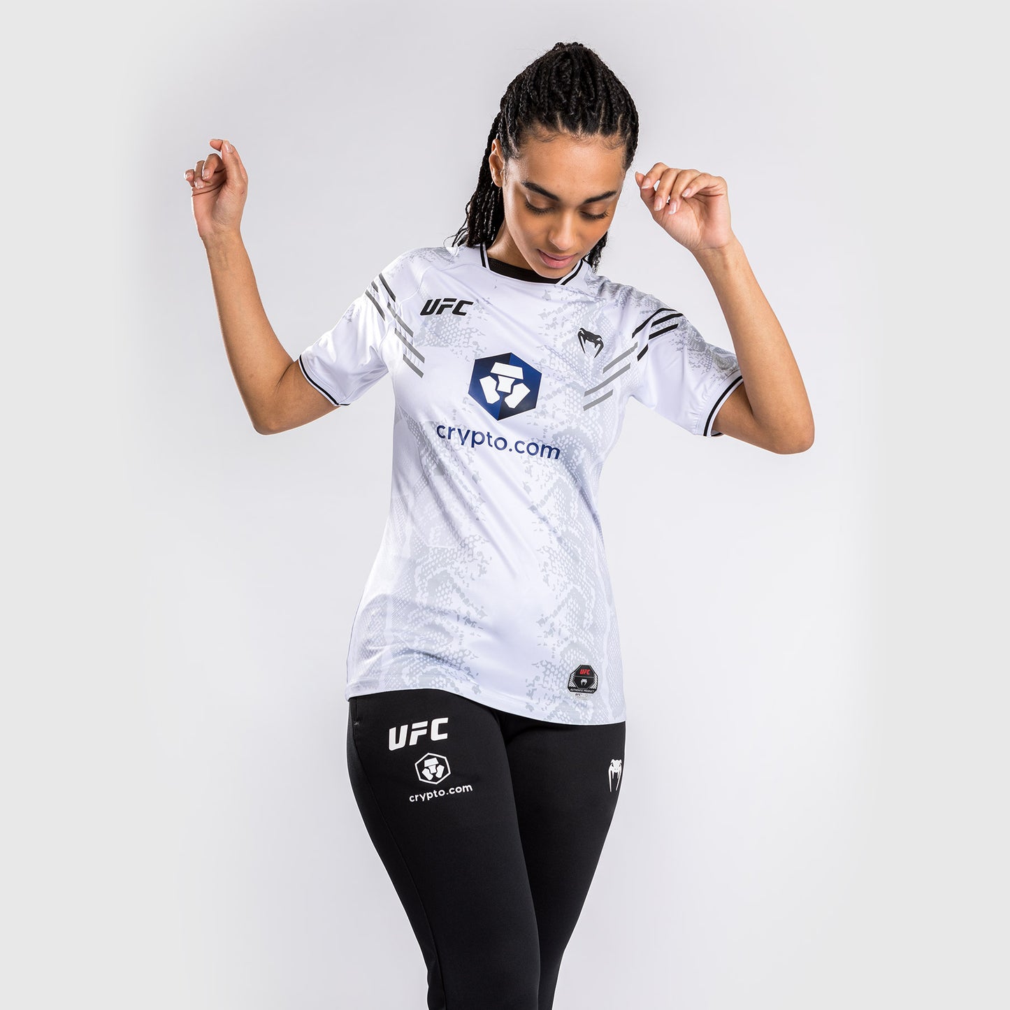 UFC Adrenaline by Venum Authentic Fight Night Maglia Walkout da Donna - Bianco