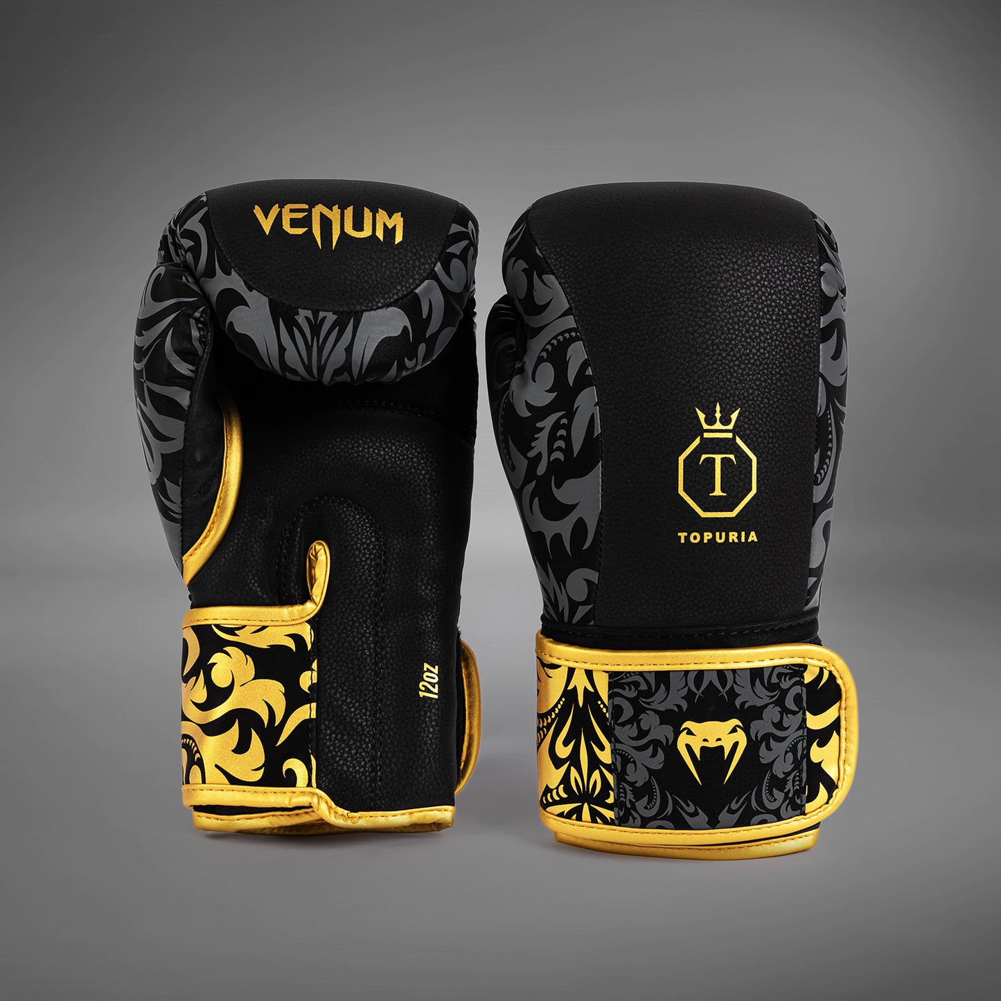 Venum x Topuria Unmatched Edition Guanti da Boxe - Nero/Oro