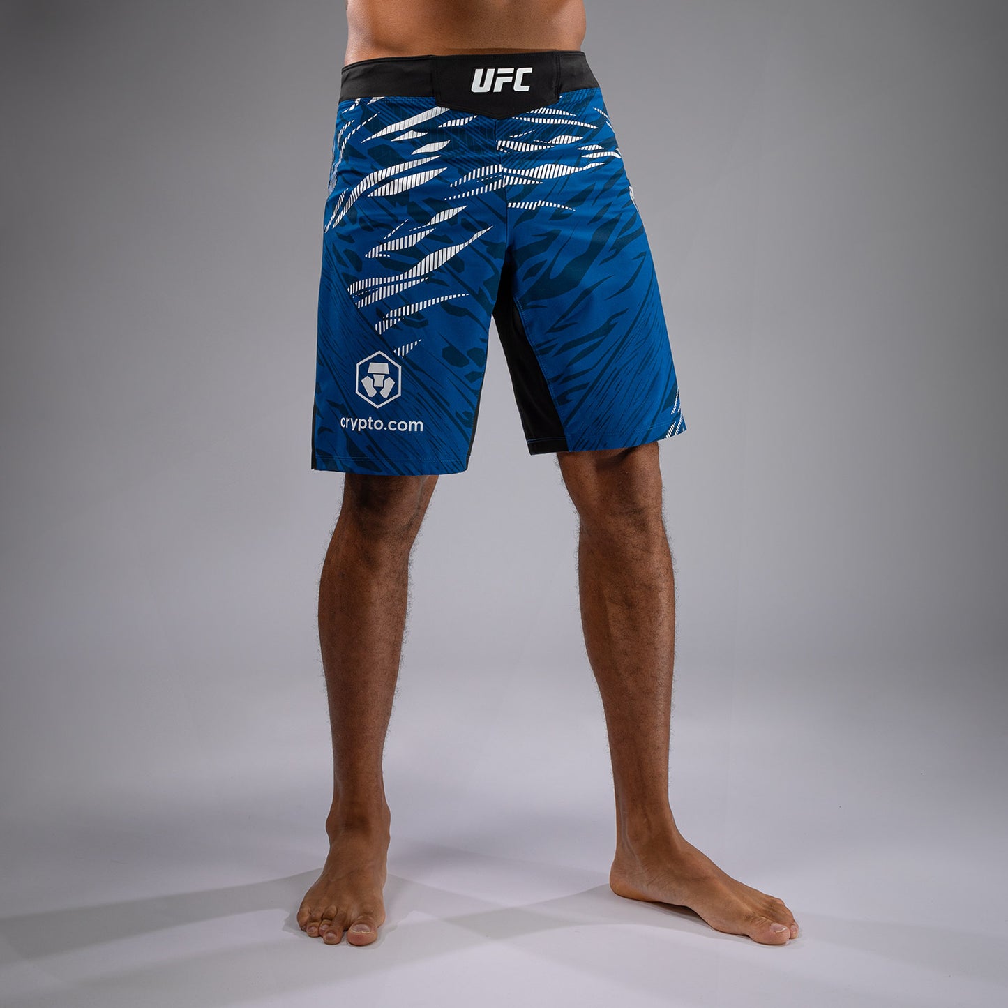 UFC Fusion by Venum Authentic Fight Night Shorts da Lotta per Uomo - Fit Largo - Blu