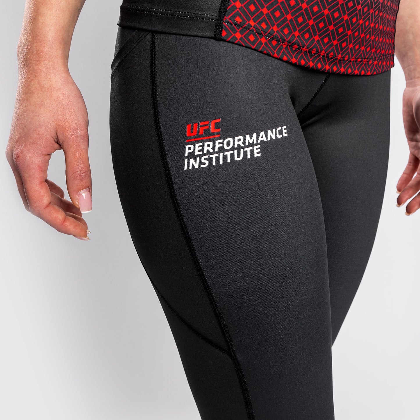 Leggings Venum UFC Performance Institute - Nero/Rosso