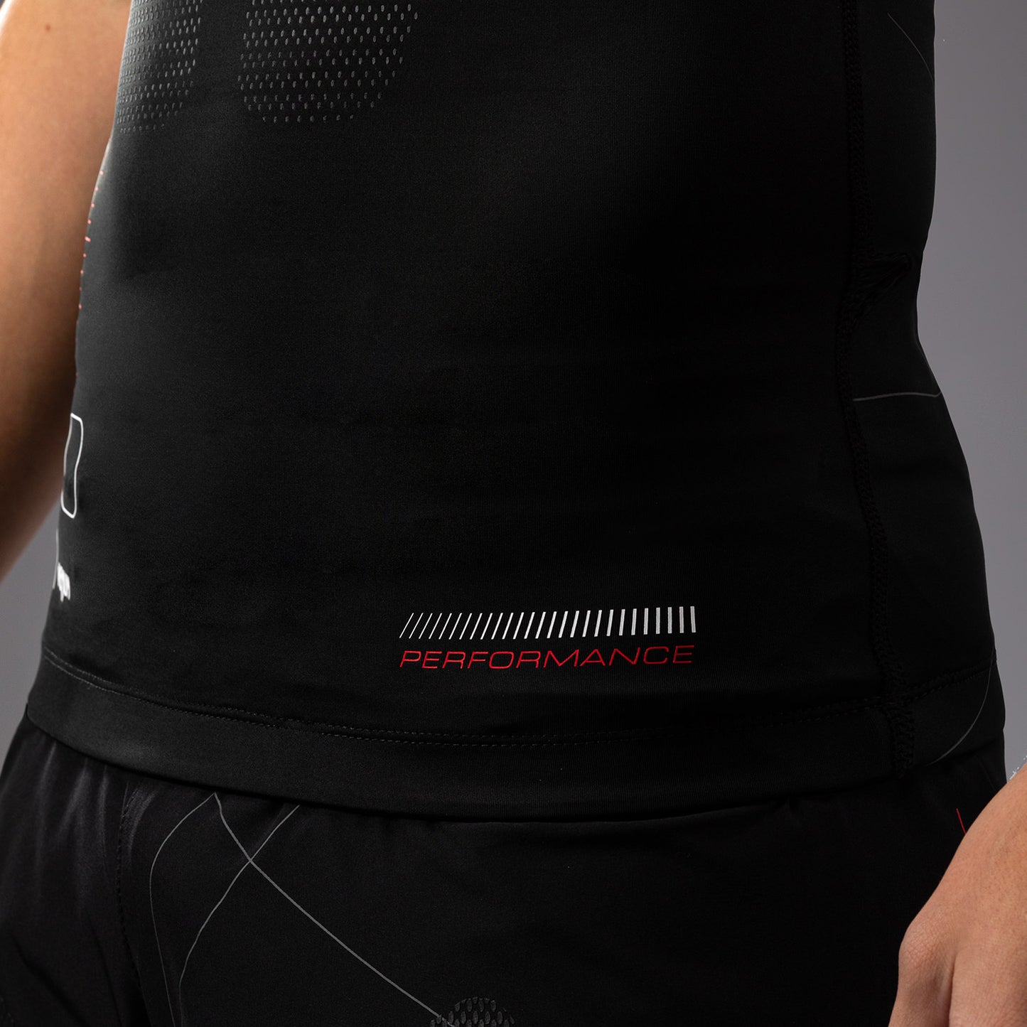 Venum Tactical XT Rashguard a maniche corte - Nero/Rosso fuoco
