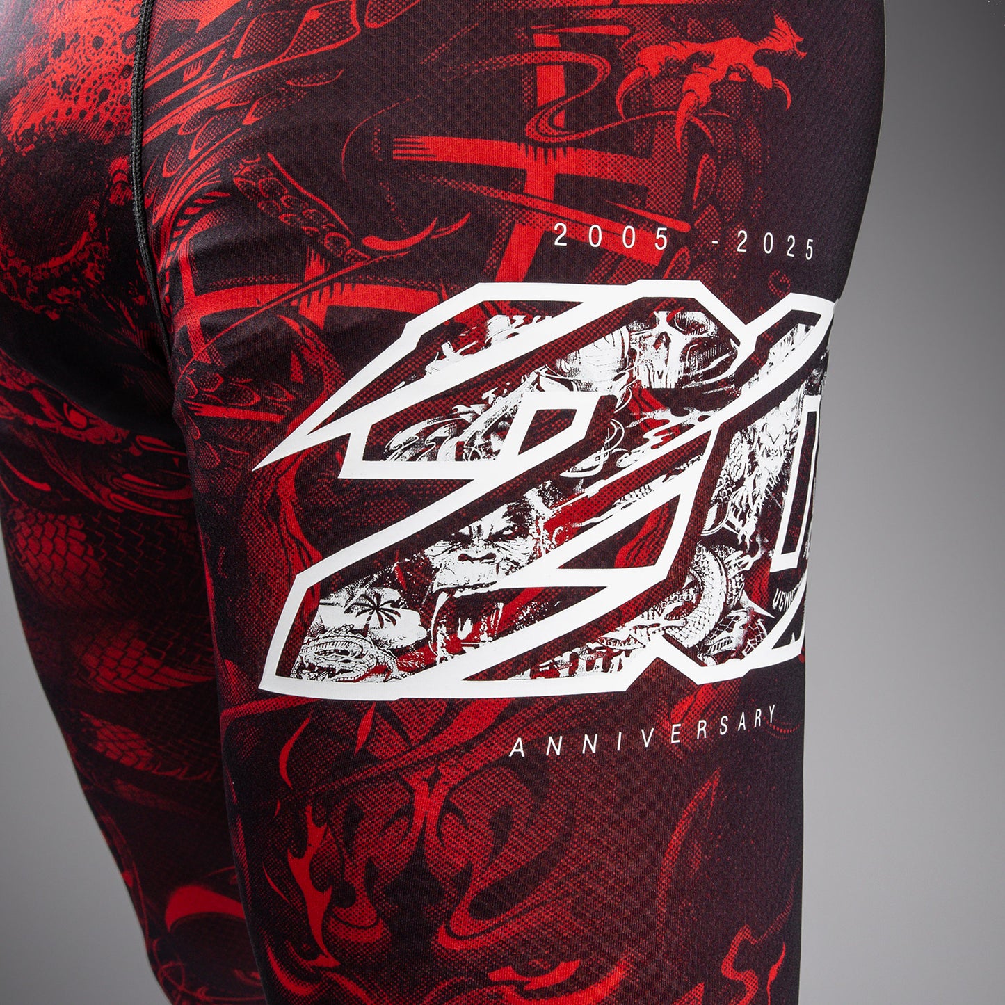 Venum 20th Anniversary Spats - Nero/Rosso