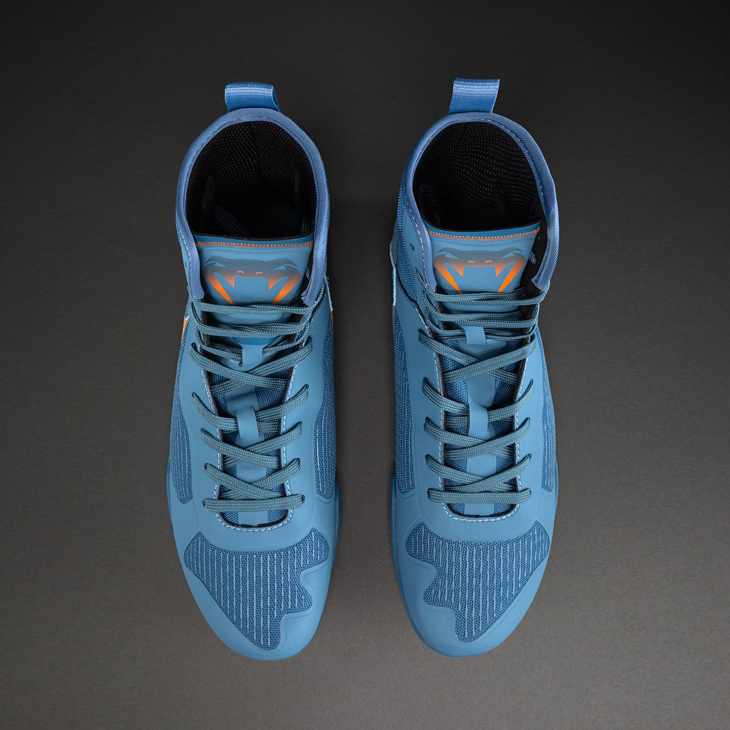 Venum Elite Neo Scarpe da Boxe – Blu Acciaio/Arancione