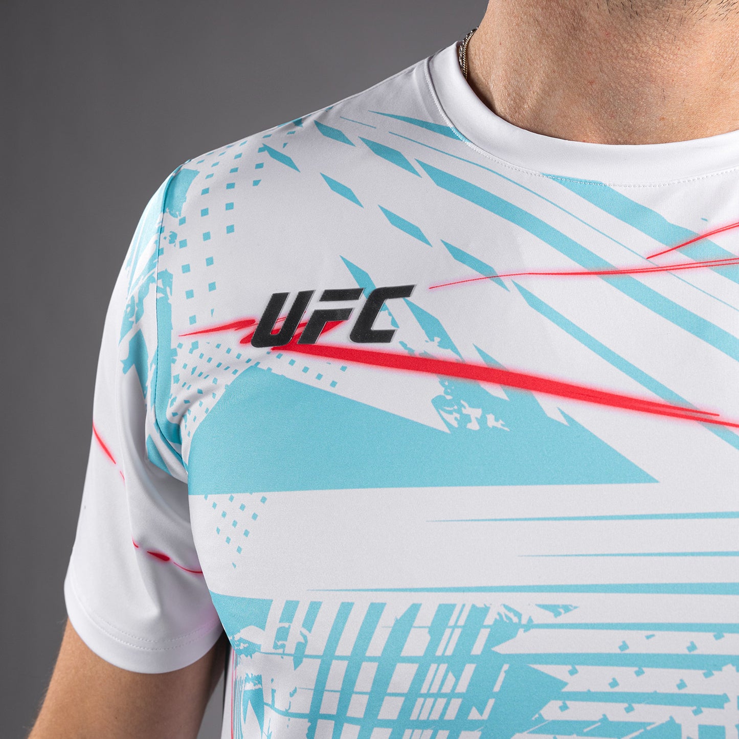 UFC Fusion By Venum Miami Edition Fight Week Maglietta Dry-Tech da uomo - Bianchi