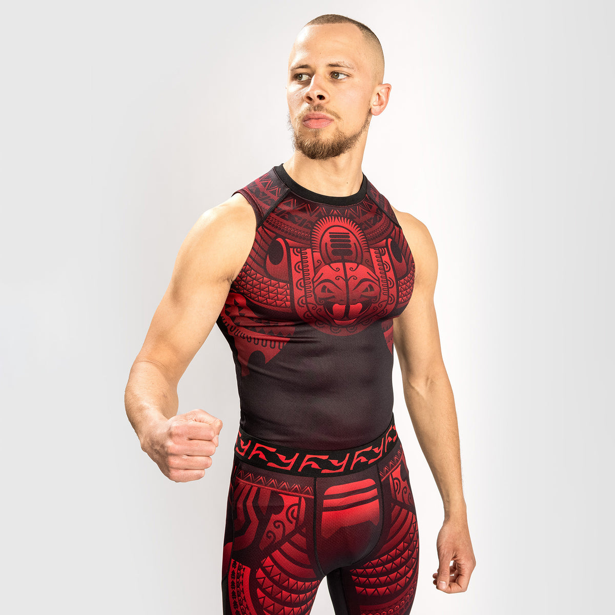Venum Nakahi Rashguard Senza Maniche - Nero/Rosso
