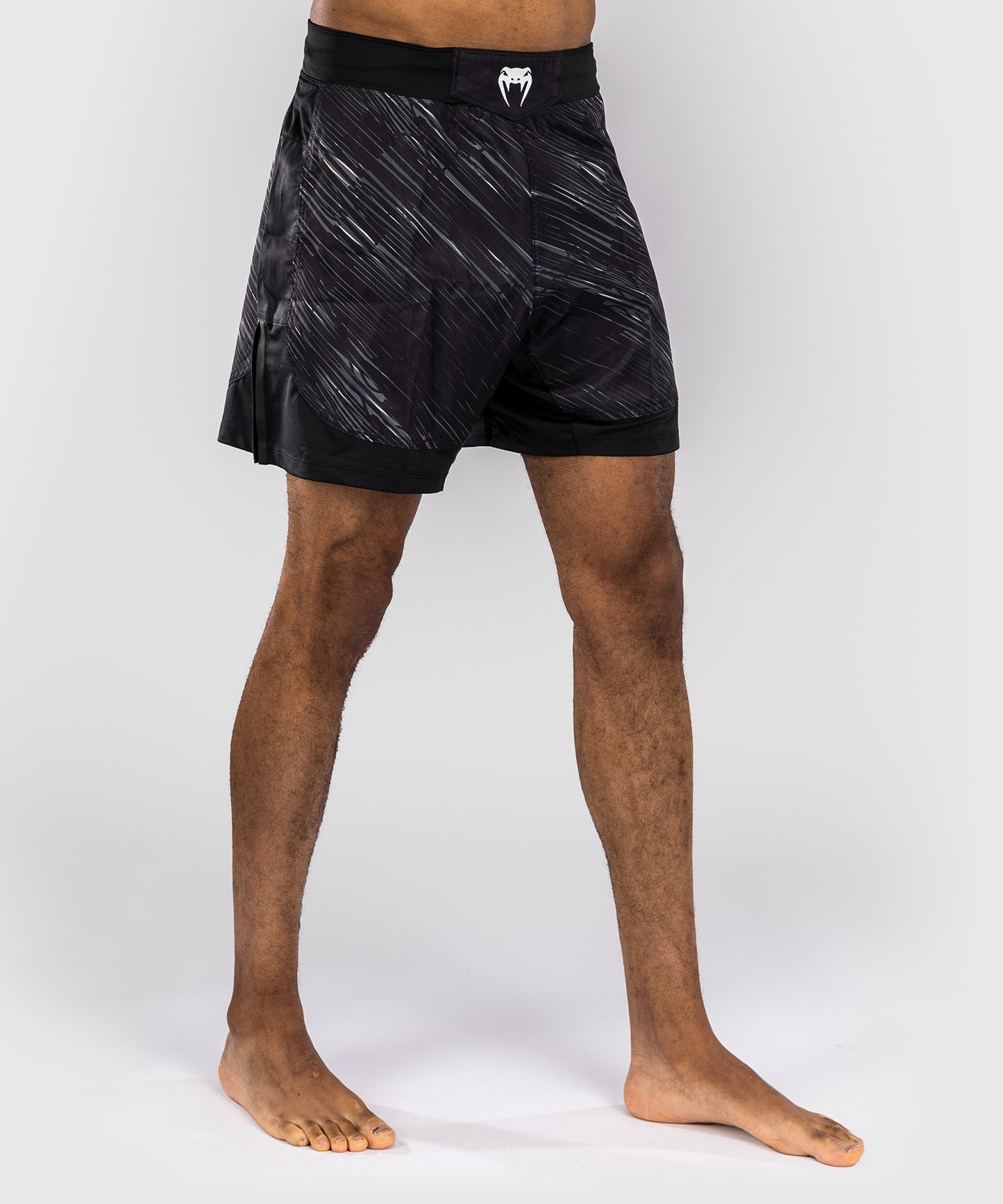 Venum Rapid Pantaloni da Combattimento - Nero/Grigio Tempesta