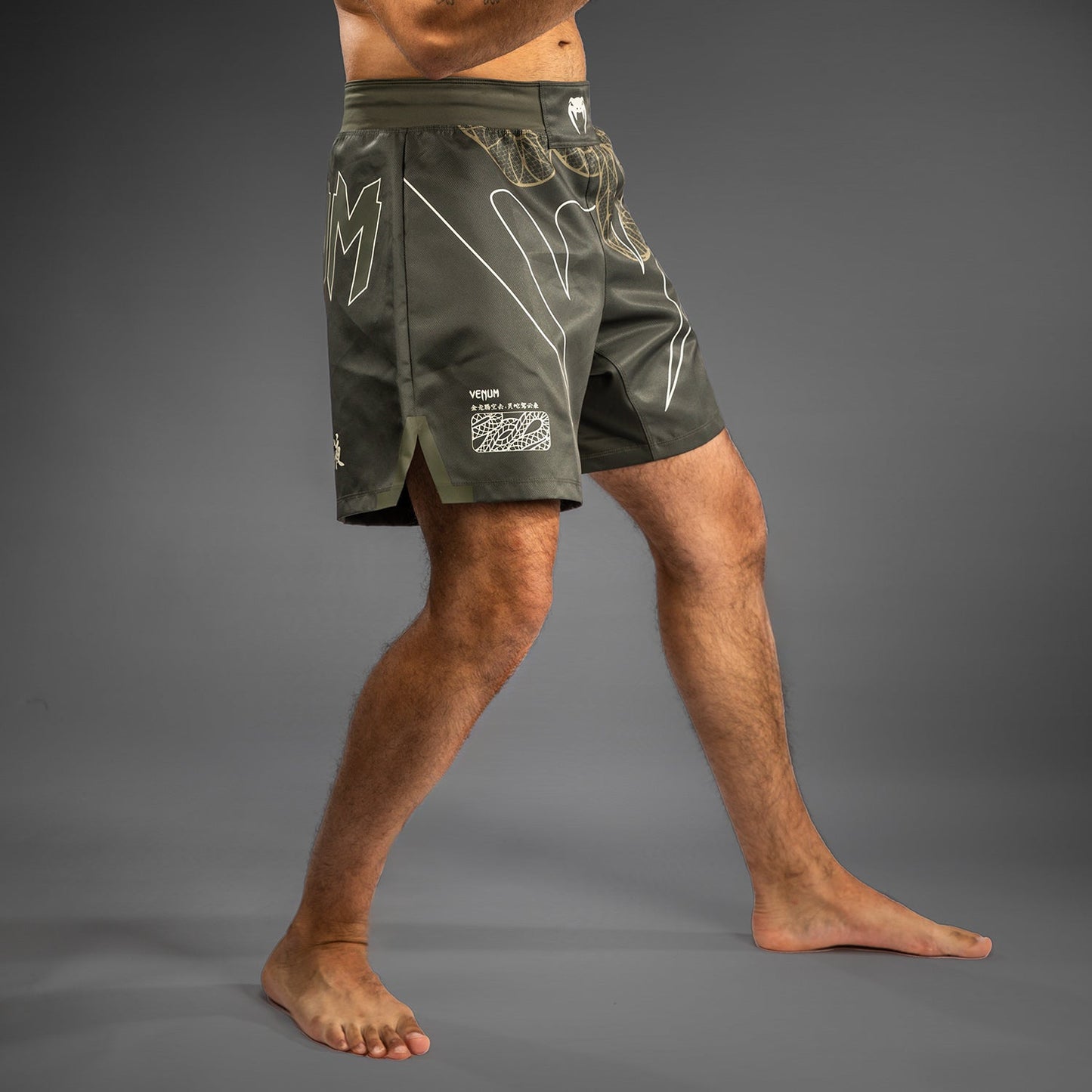 Venum Serpenti Pantaloncini da combattimento – Kaki/Bronzo/Avorio