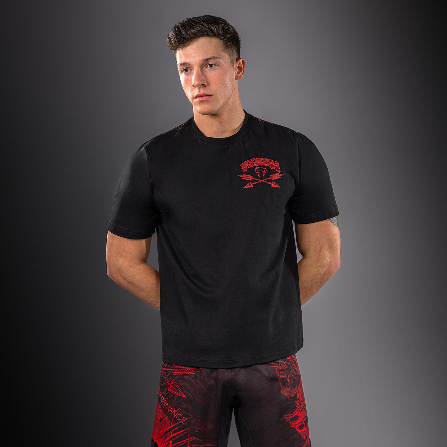 Venum Wolf Atak Maglietta – Nero/Rosso