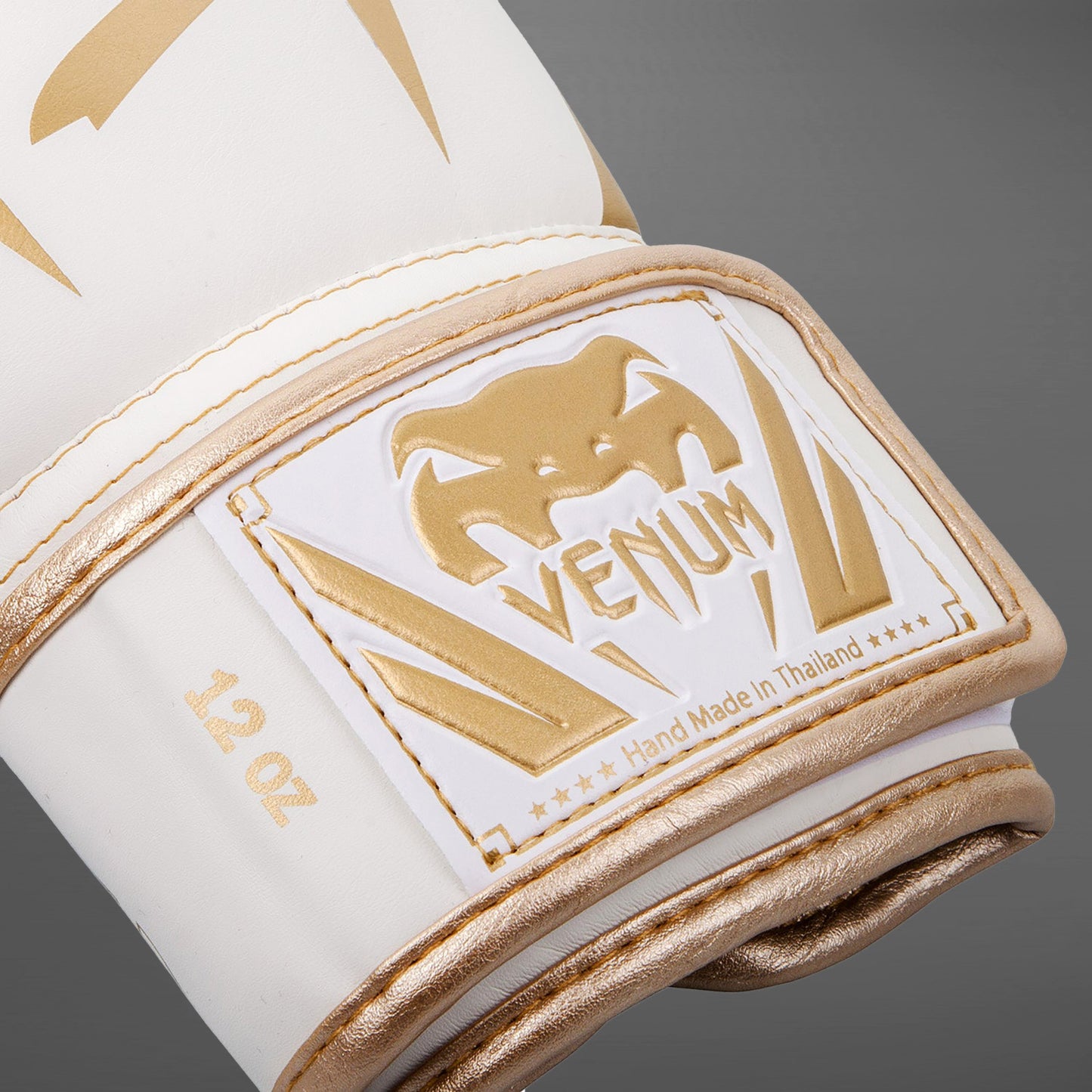 Guantoni da boxe Venum Elite - Bianchi/Oro