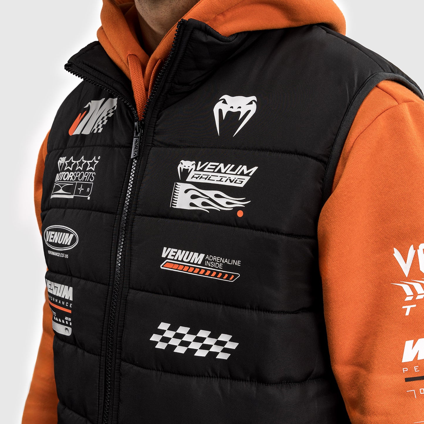 Venum Motorsport Giacca a Vento - Nero Profondo