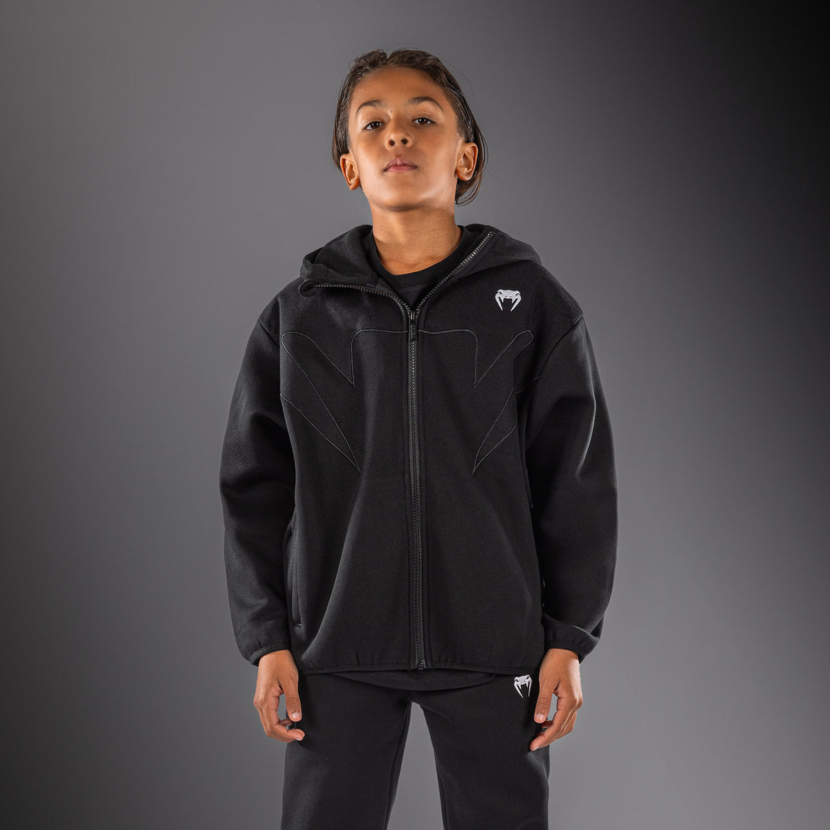 Venum Attack Fleece & Weave Giacca sportiva per bambini - Nero