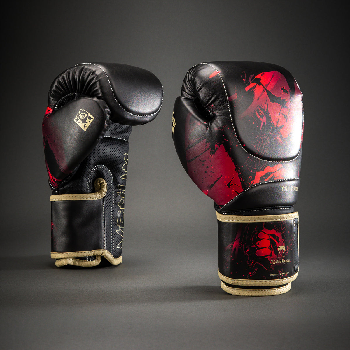 Jujutsu Kaisen x Venum Itadori Impact Evo Guantoni da boxe – Nero/Rosso