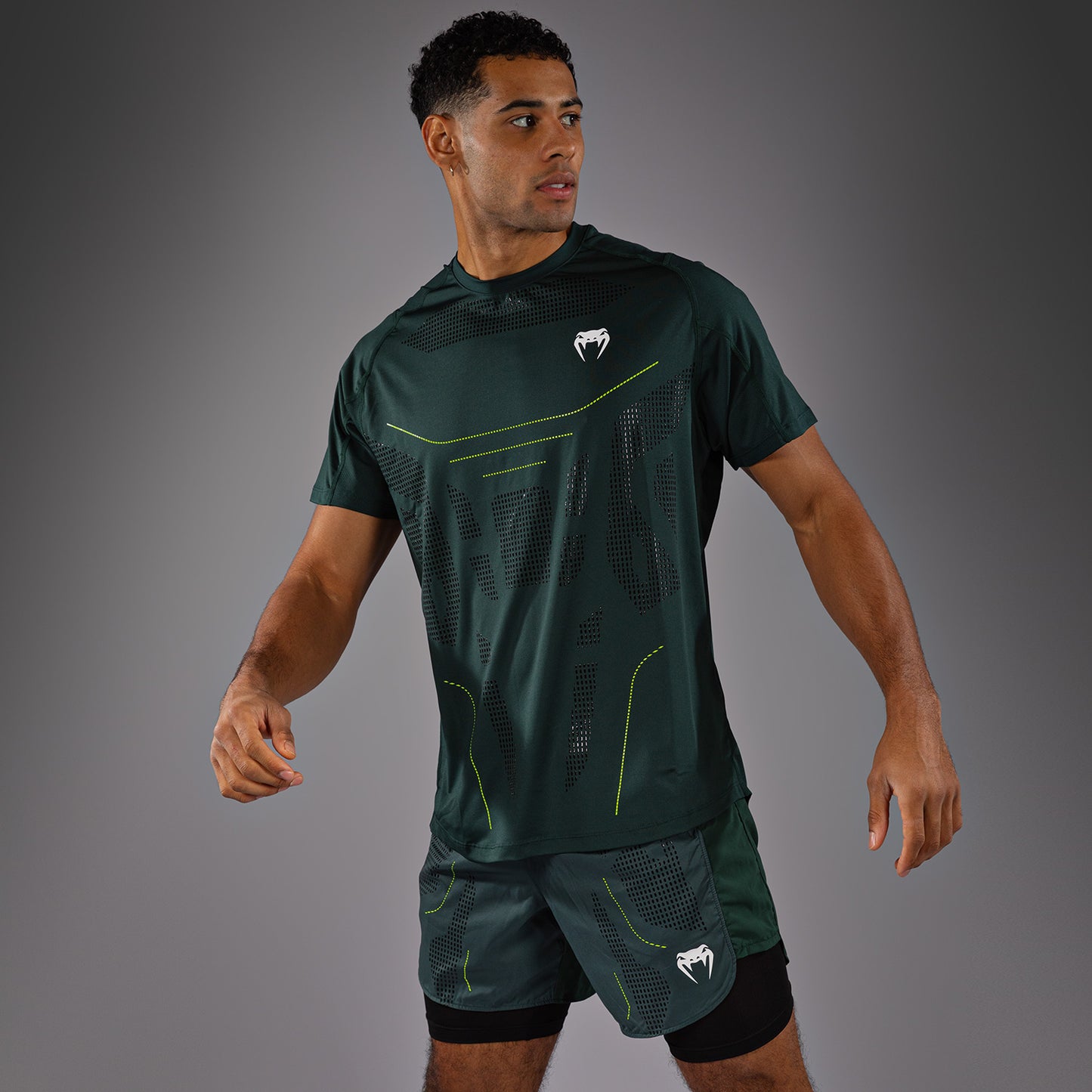 Venum Technical 3.0 Maglietta Dry-Tech - Verde Foresta