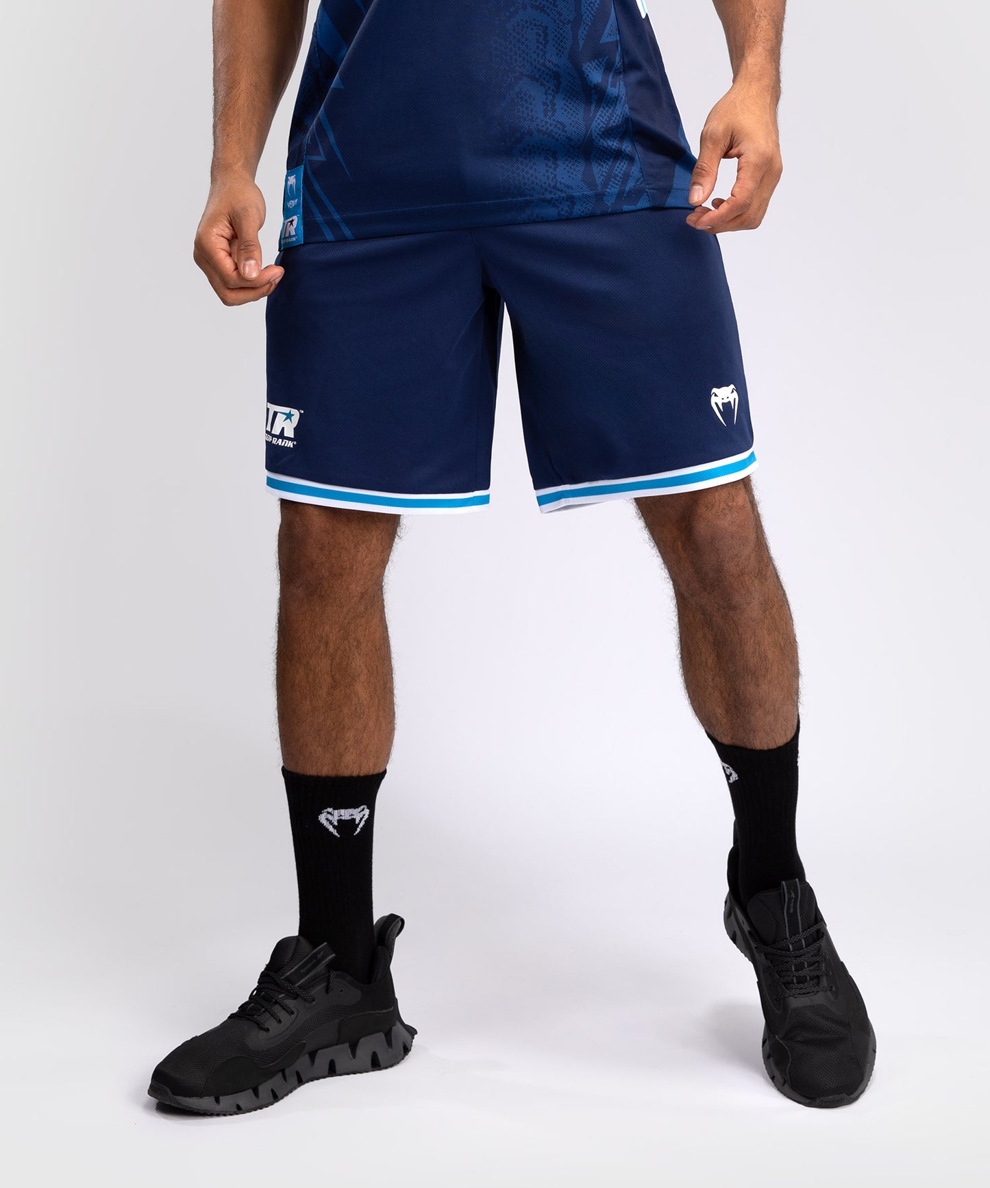 Venum x Top Rank Original Pantaloncini da Basket da Uomo - Blu Navy