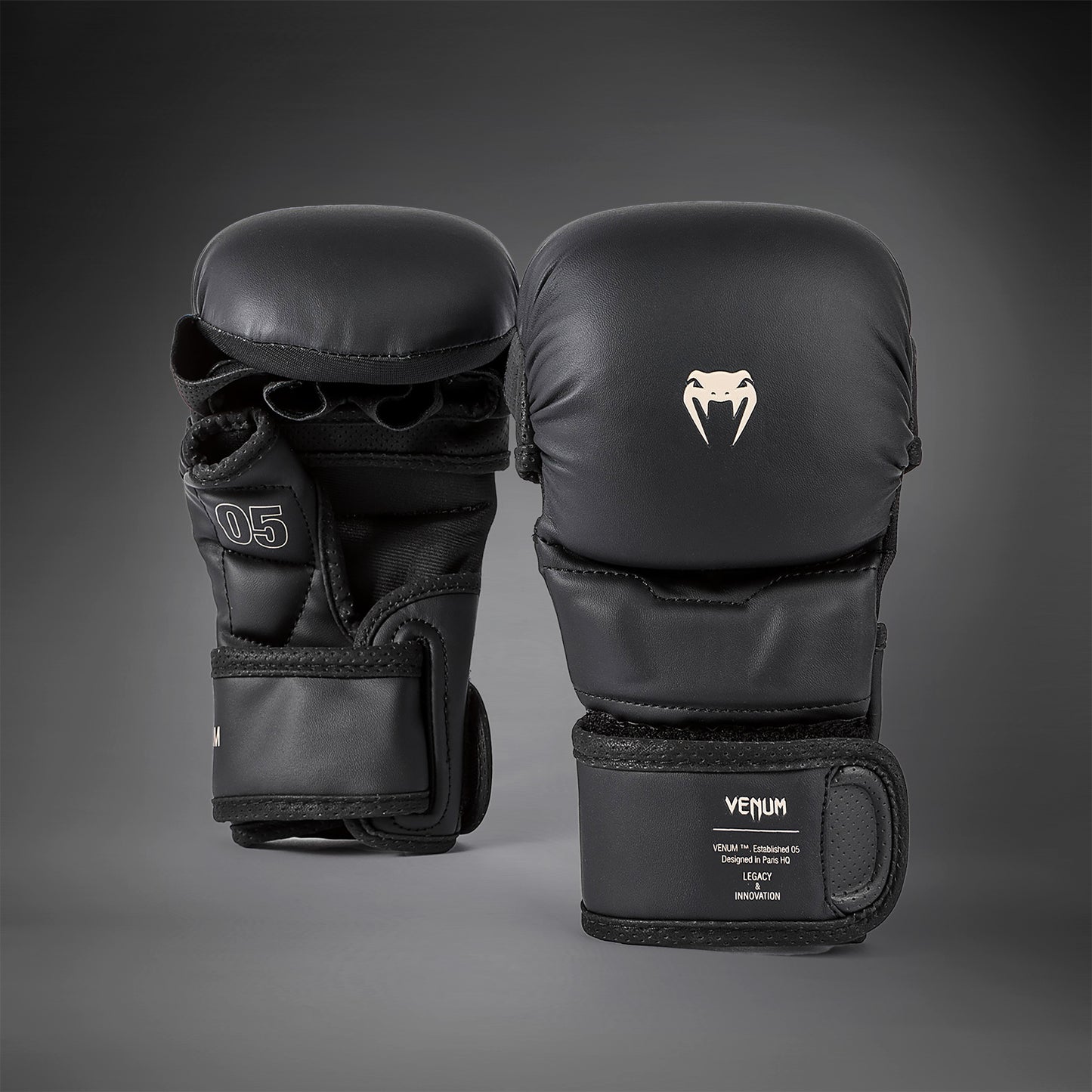 Venum Impact Evo Guanti da sparring MMA - Nero