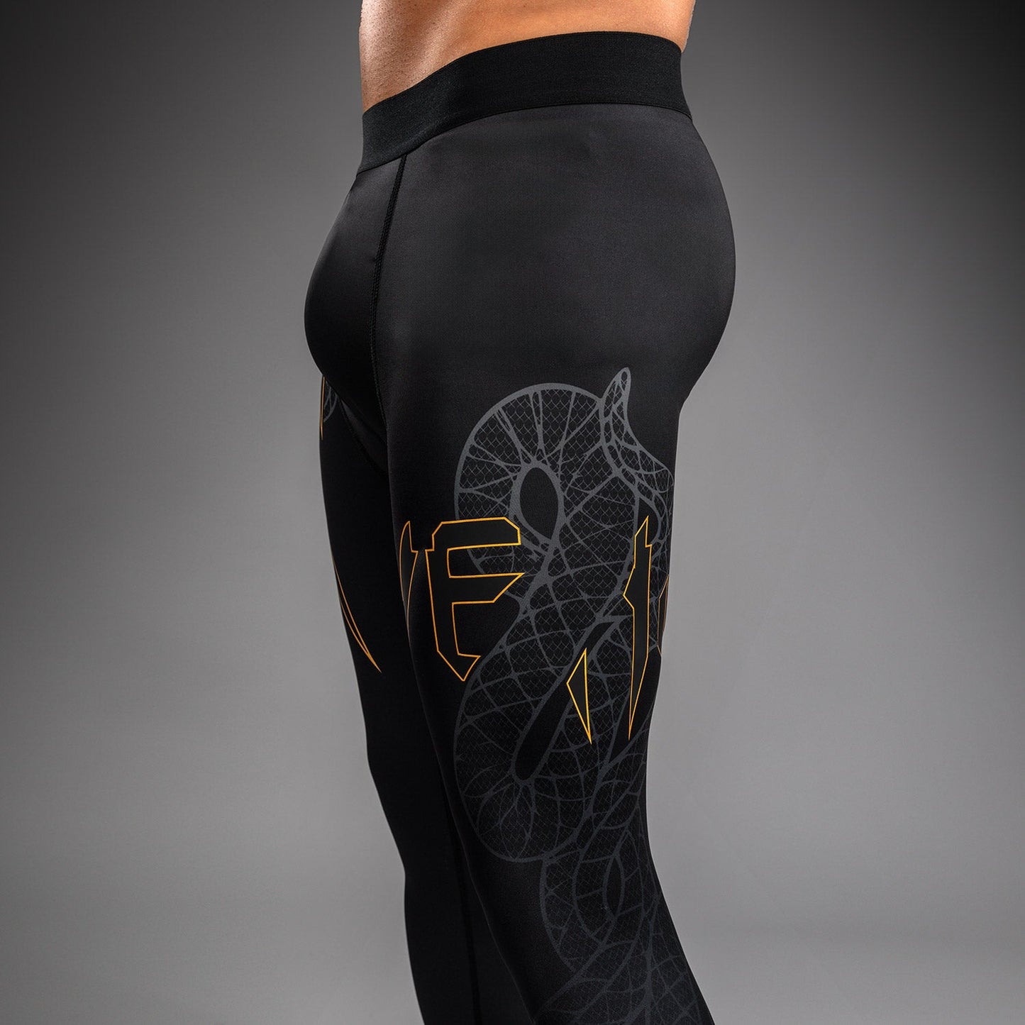 Venum Serpenti Pantaloni aderenti – Nero/Argento/Oro