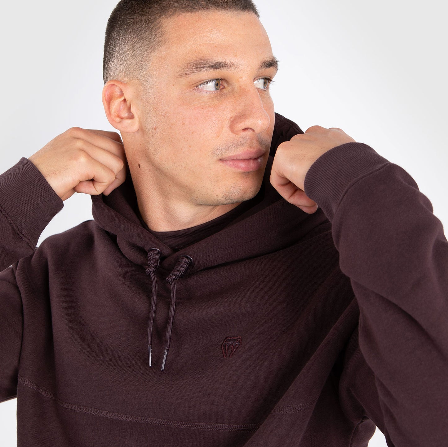 Venum Silent Power Felpa con Cappuccio - Marrone Scuro