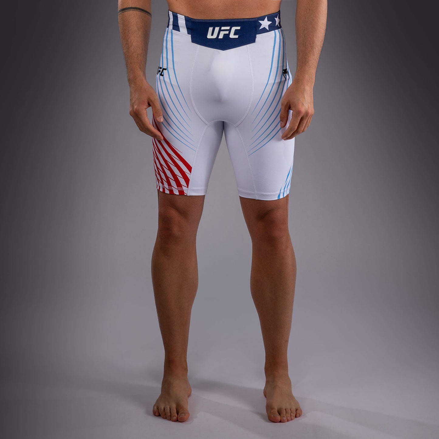 Official UFC Freedom 250 by Venum Authentic Fight Night Pantaloncini Vale Tudo da uomo - Bianco
