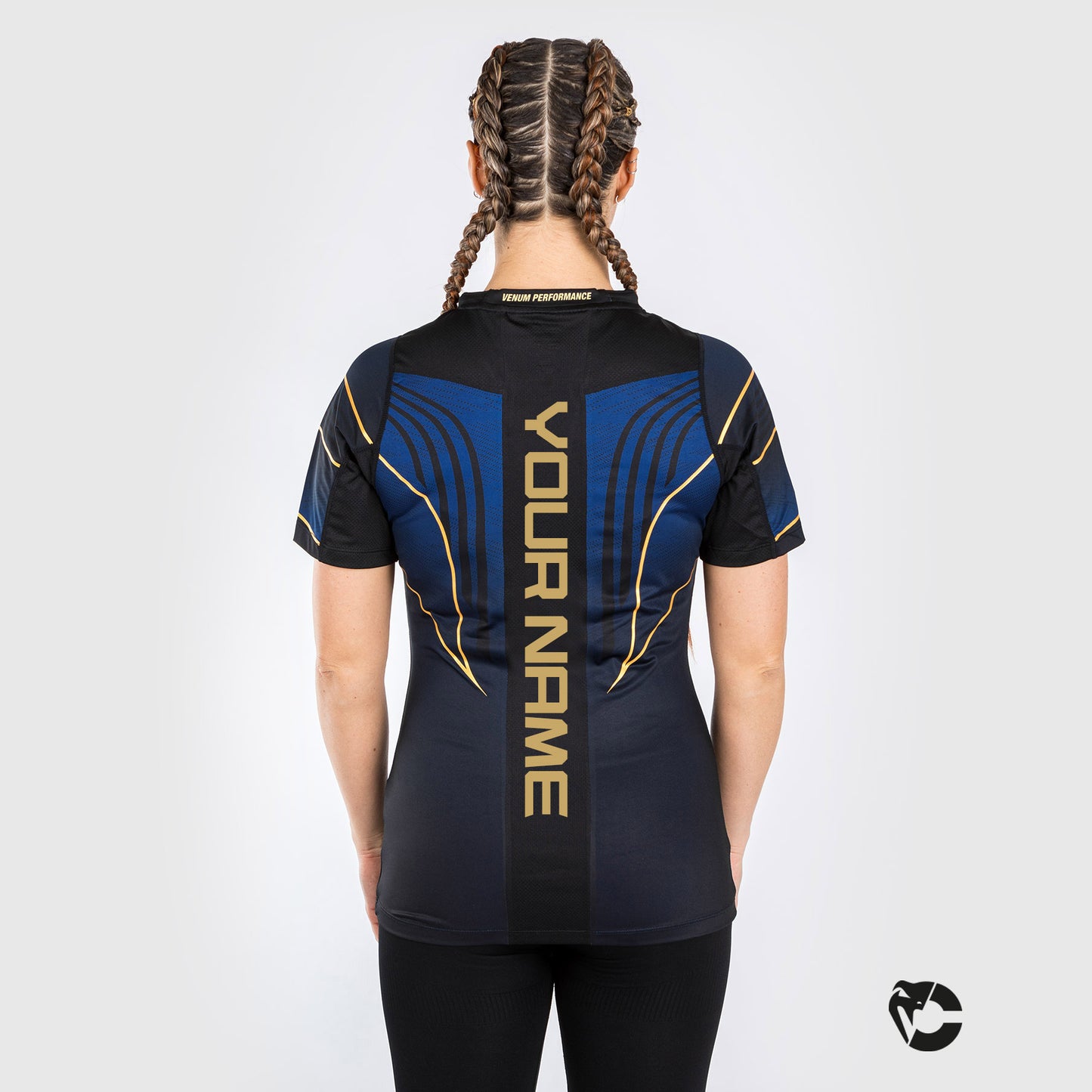 Maglia UFC Venum personalizzata Authentic Fight Night 2.0 da donna - Midnight Edition - Champion