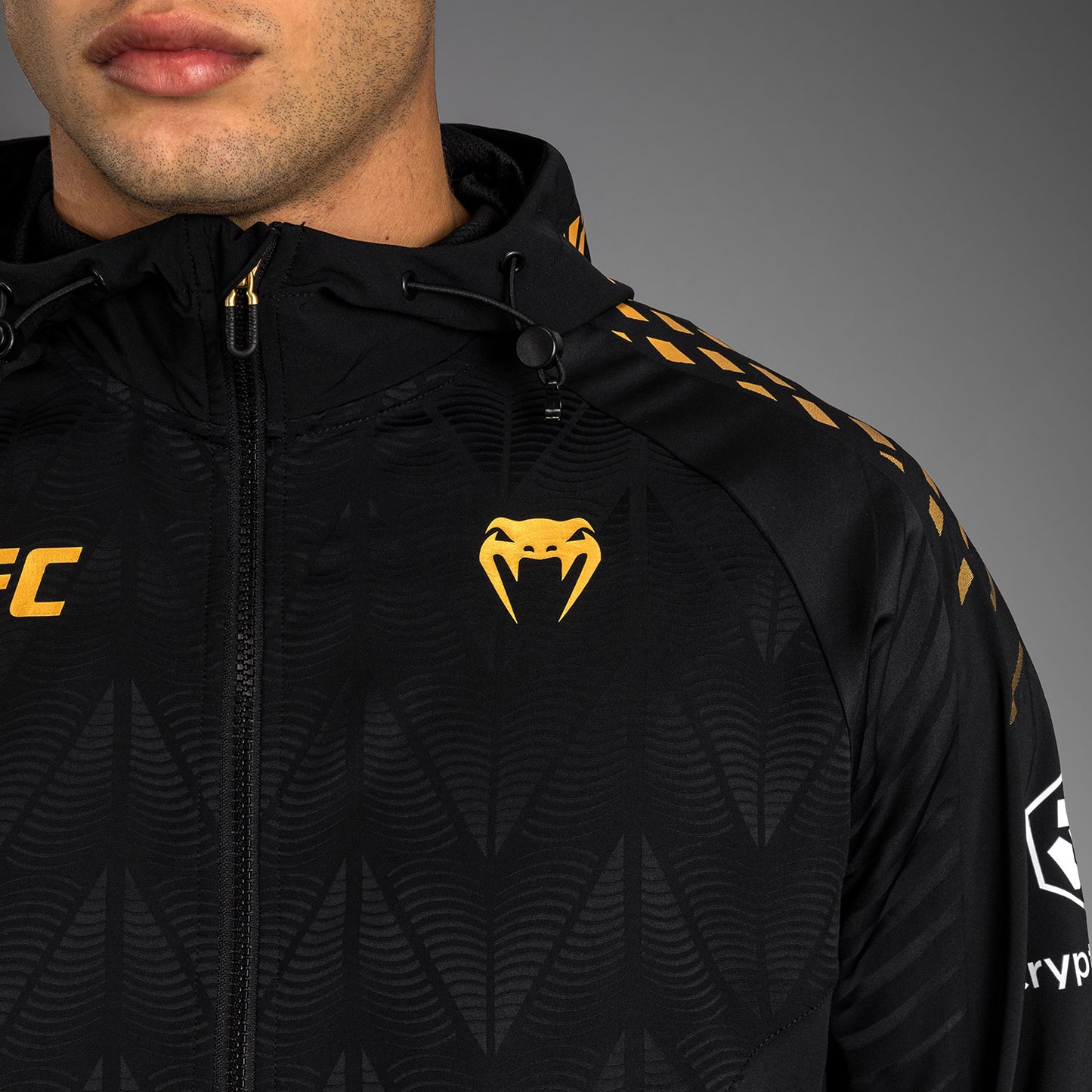 UFC Zenith by Venum Authentic Fight Night Felpa Walkout Uomo Personalizzato - Champion