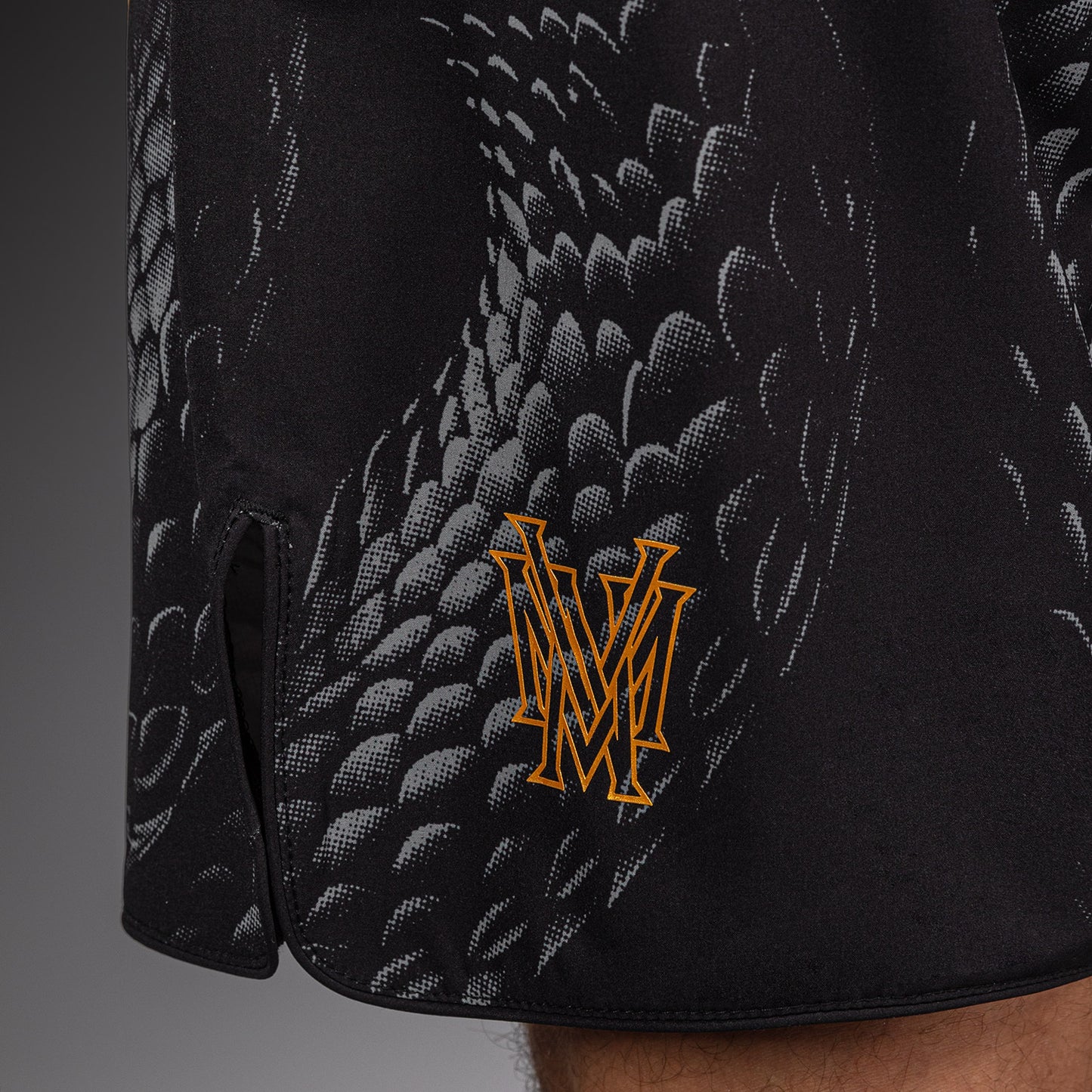 Venum Matupa Pantaloncini da Combattimento - Nero/Grigio/Oro