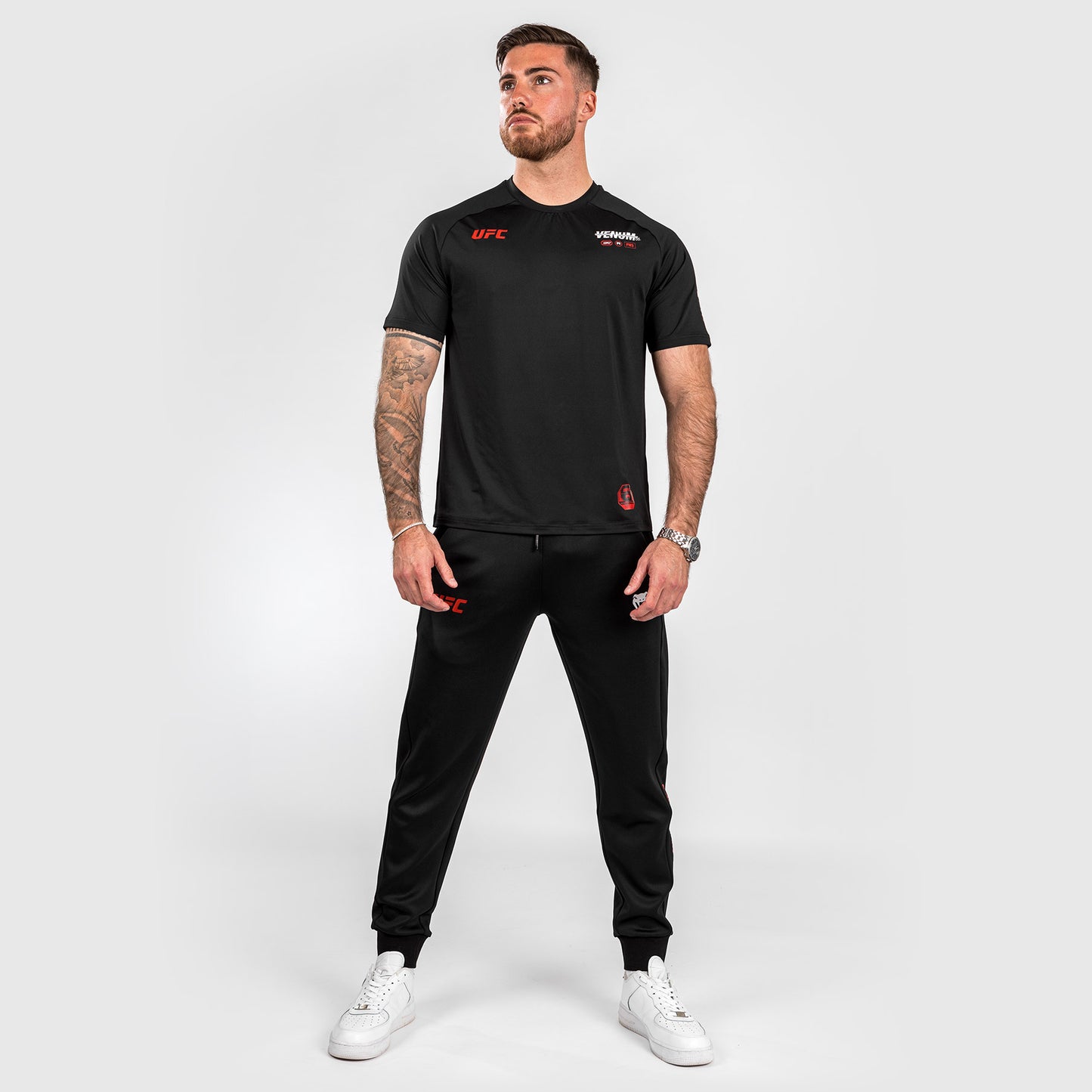 UFC Adrenaline by Venum Fight Week Maglietta Dry-tech da Uomo - Nero